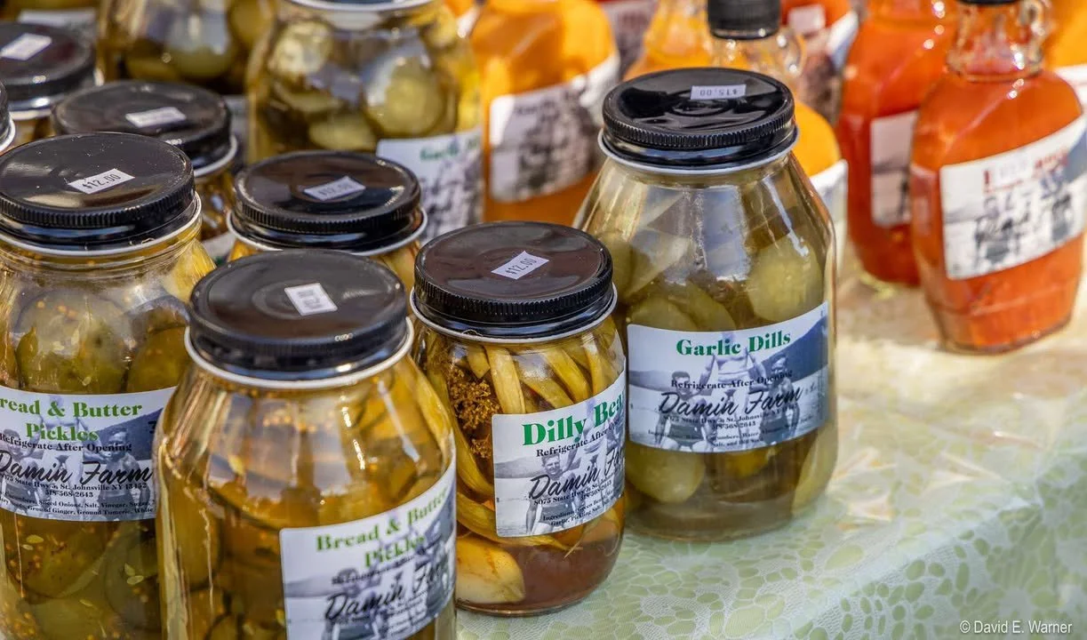 Jarred goods from Damin Farm