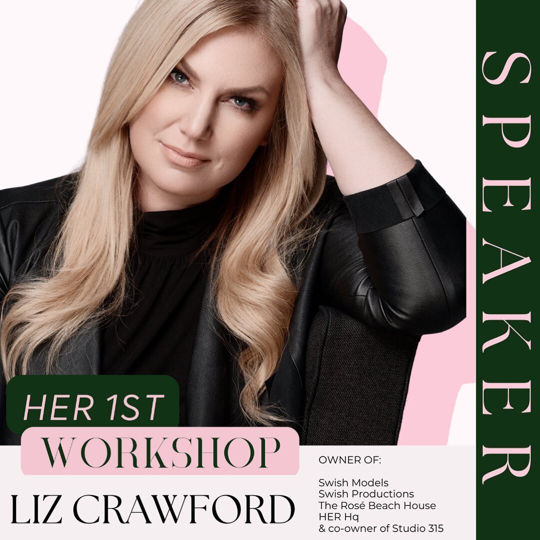 Liz Crawford: CEO, Philanthropist, PR, Marketing and Style Expert, On-Air Personality, and Entrepreneur. 

Liz is the founder of Swish Model Management, Swish Productions, The Ros&eacute; Beach House and Co- Founder of Studio 315. 

Her talents in me