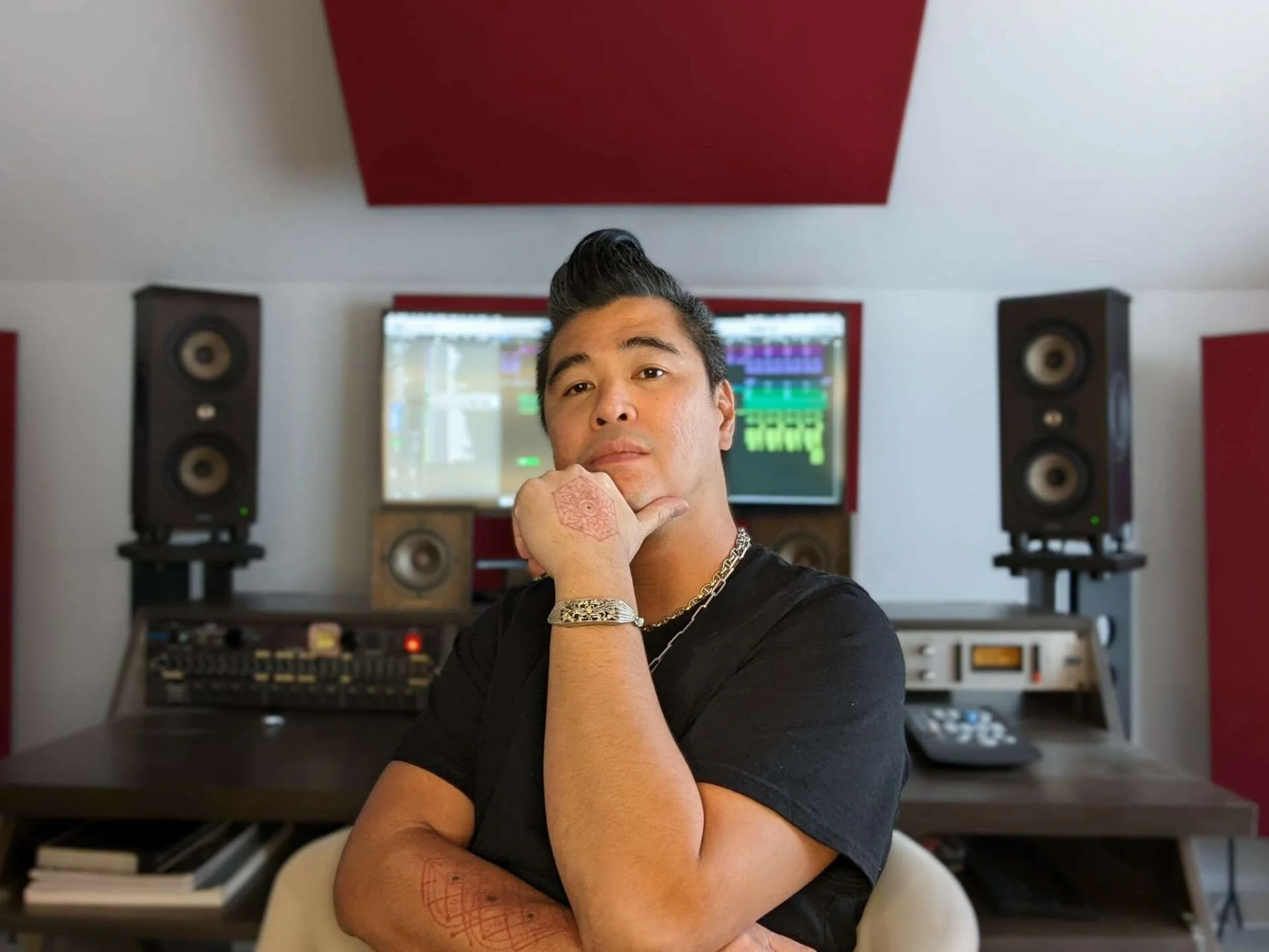 Dennis P. Corolina aka soulplusmind music producer and founding member of Amerge