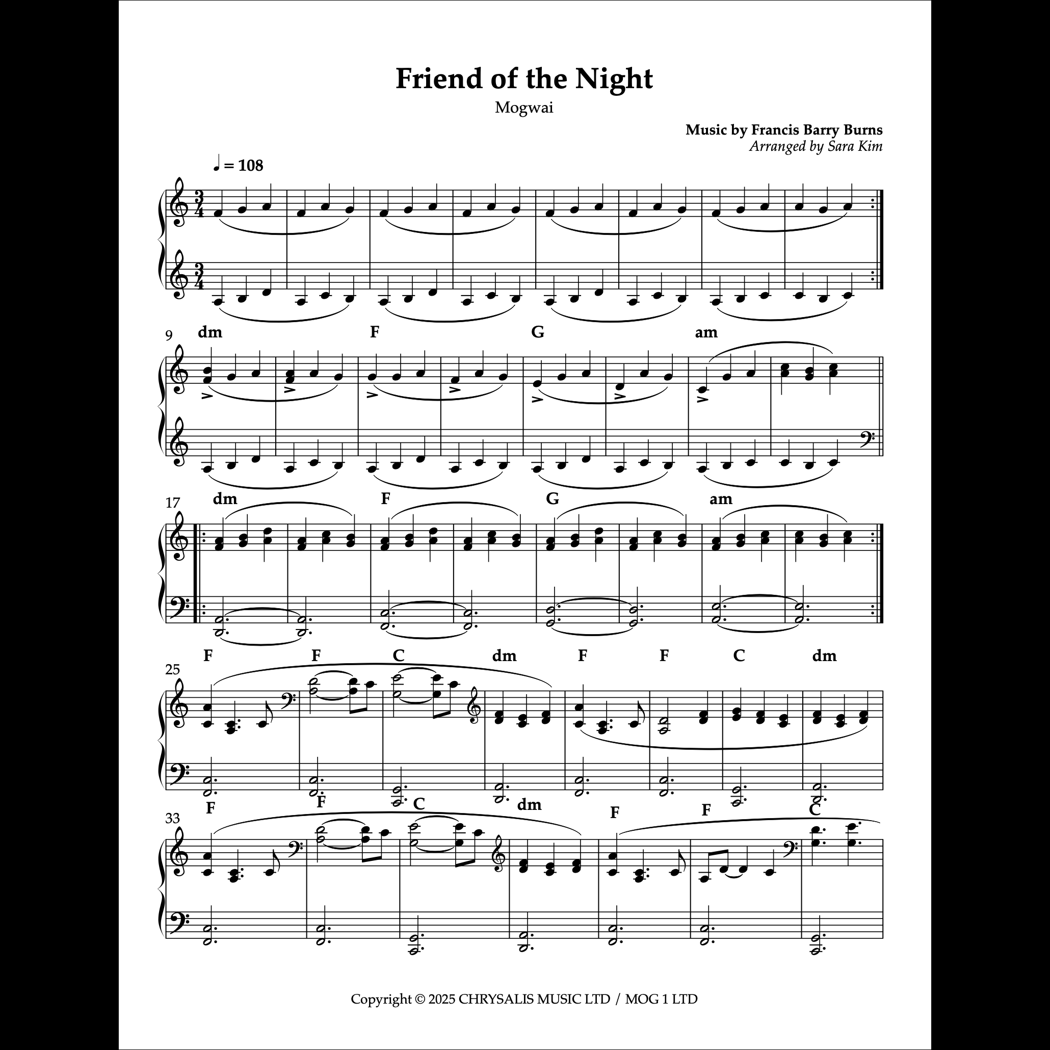 "Friend of the Night" by Mogwai