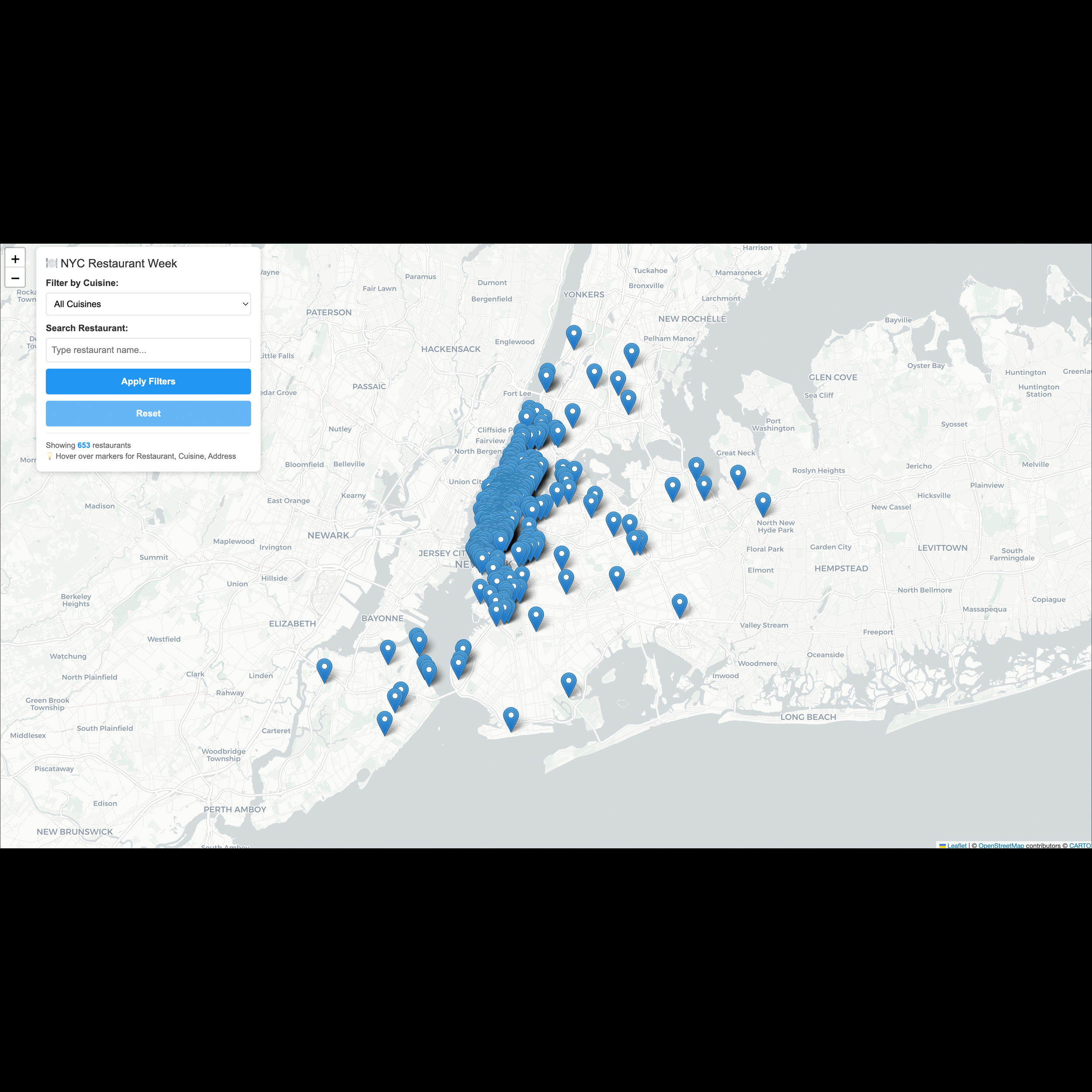 Creating an Interactive NYC Restaurant Week Map w/ Selenium, Google Places & Geocoding APIs, Folium