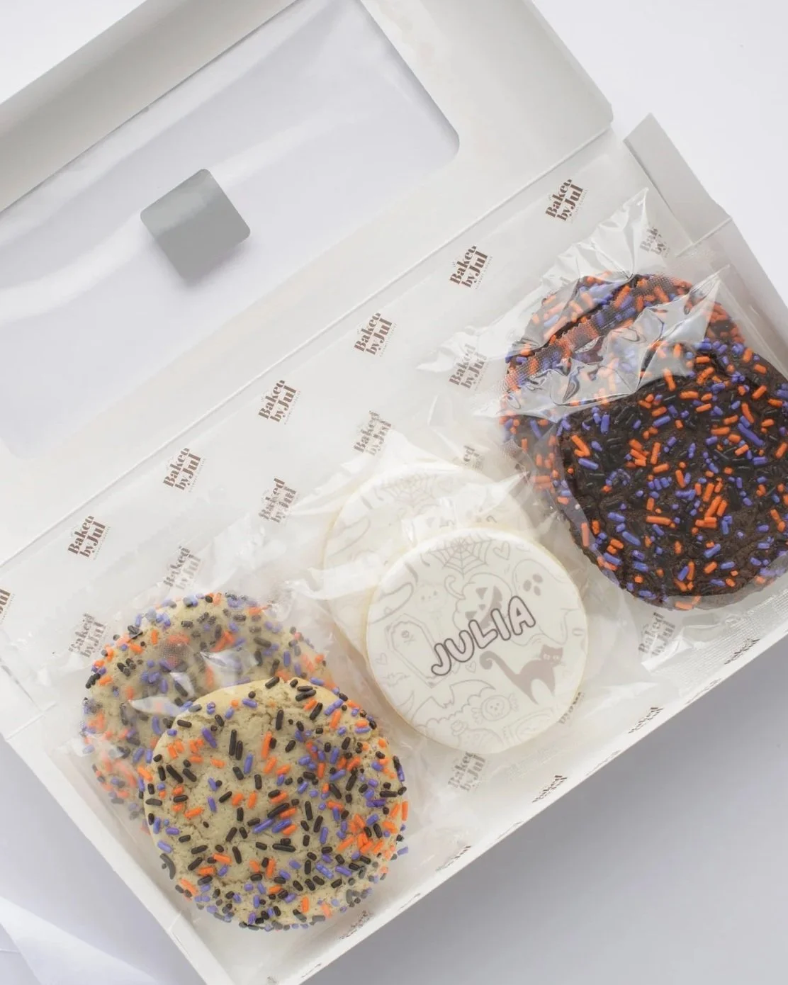 Personalized Halloween Cookie Box