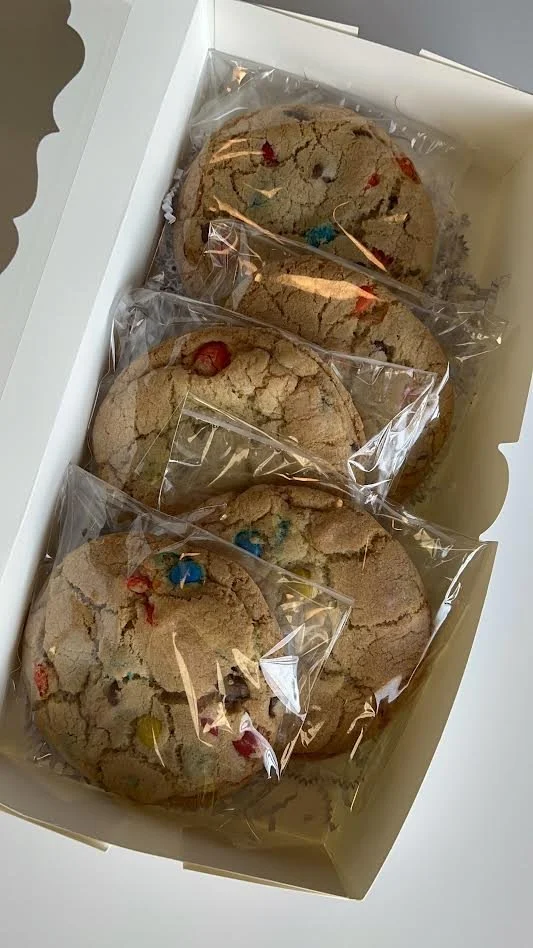 M&M Chocolate Chip Cookie