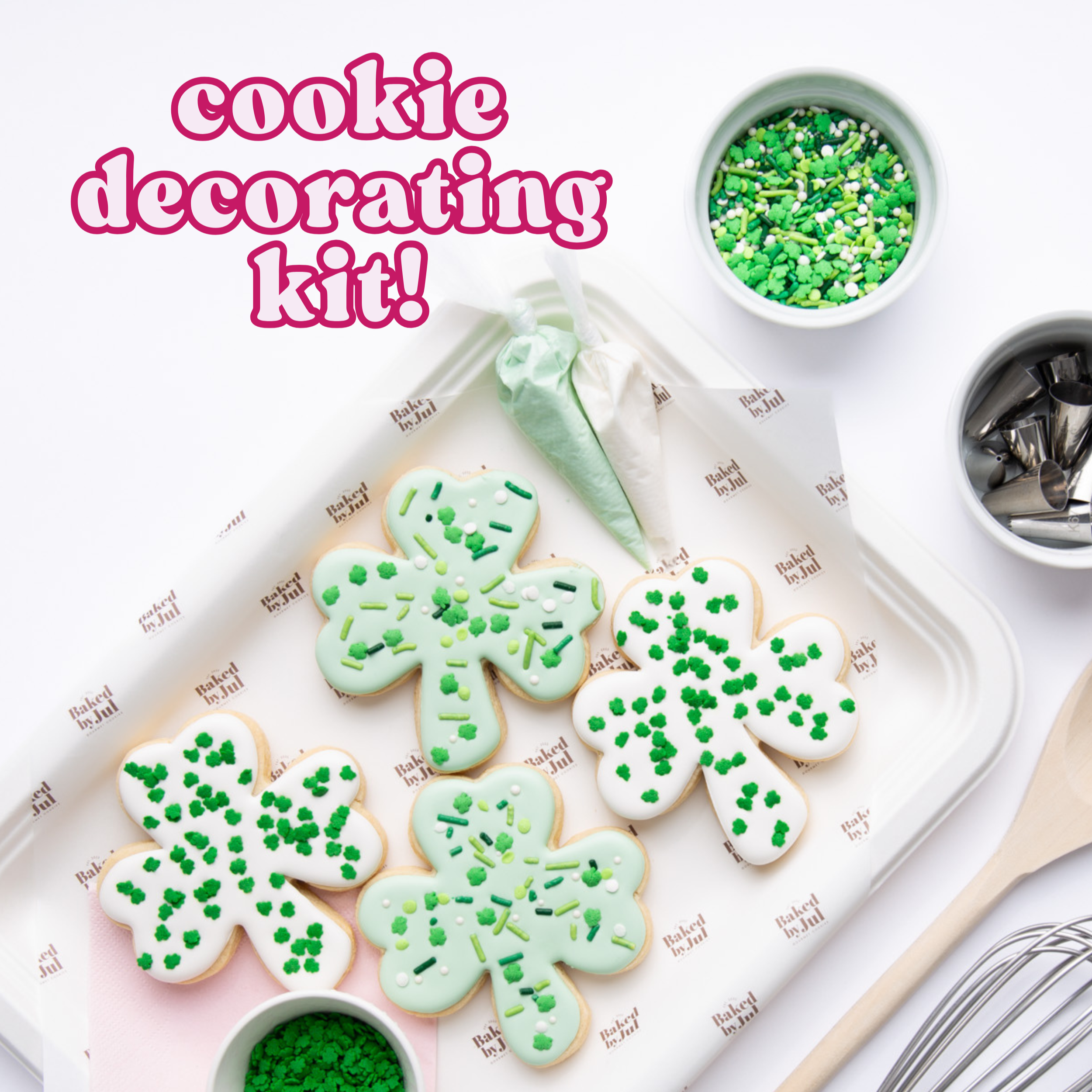 Clover Cookie Decorating Kit