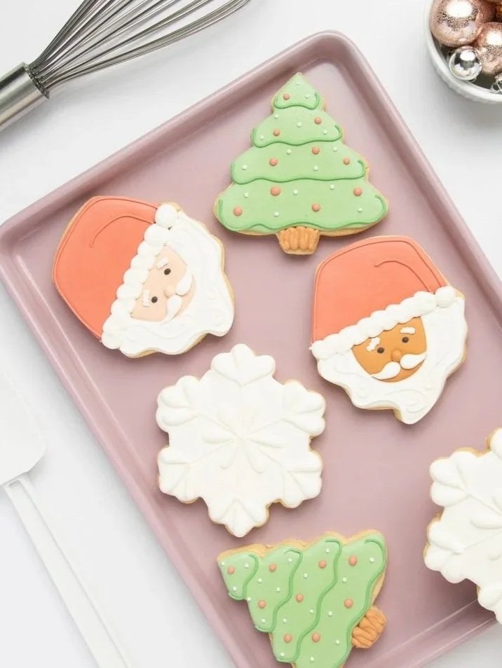 Santa Cookie – Large Hand-Decorated