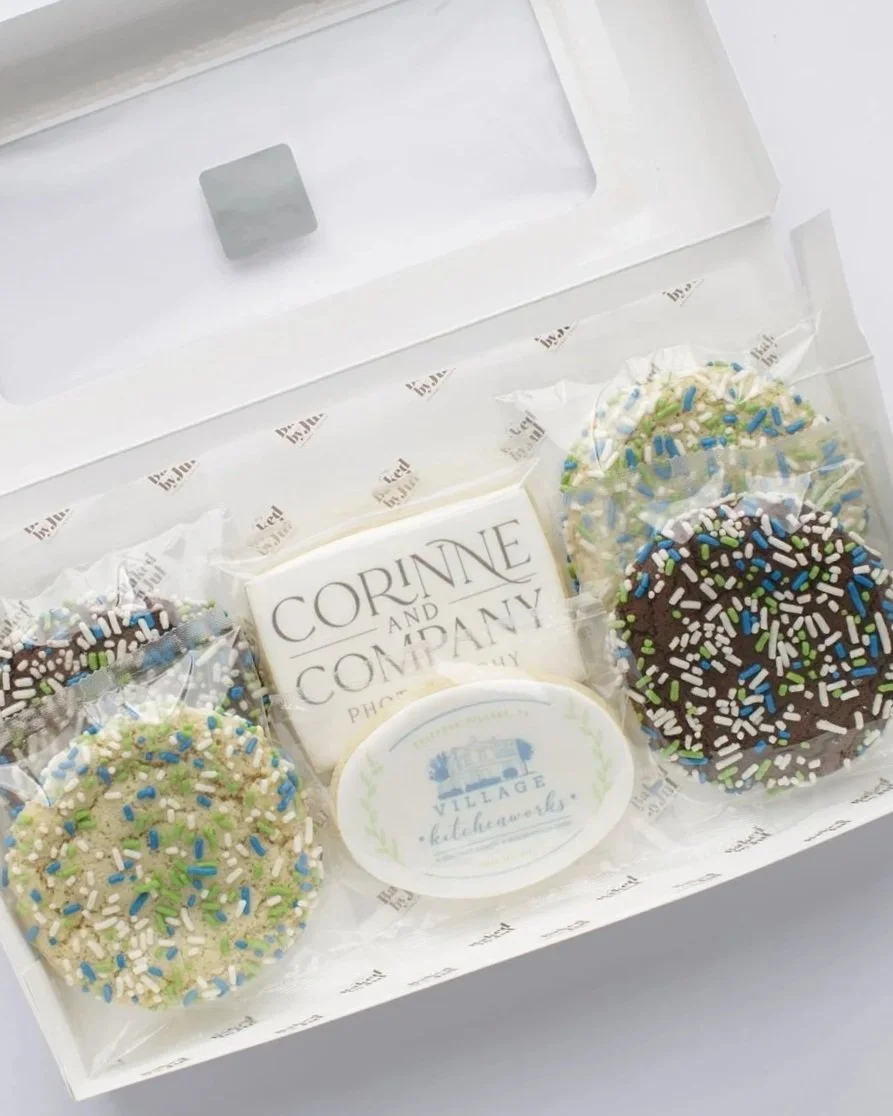 Custom Logo Cookie Gift Box — 6 Pack