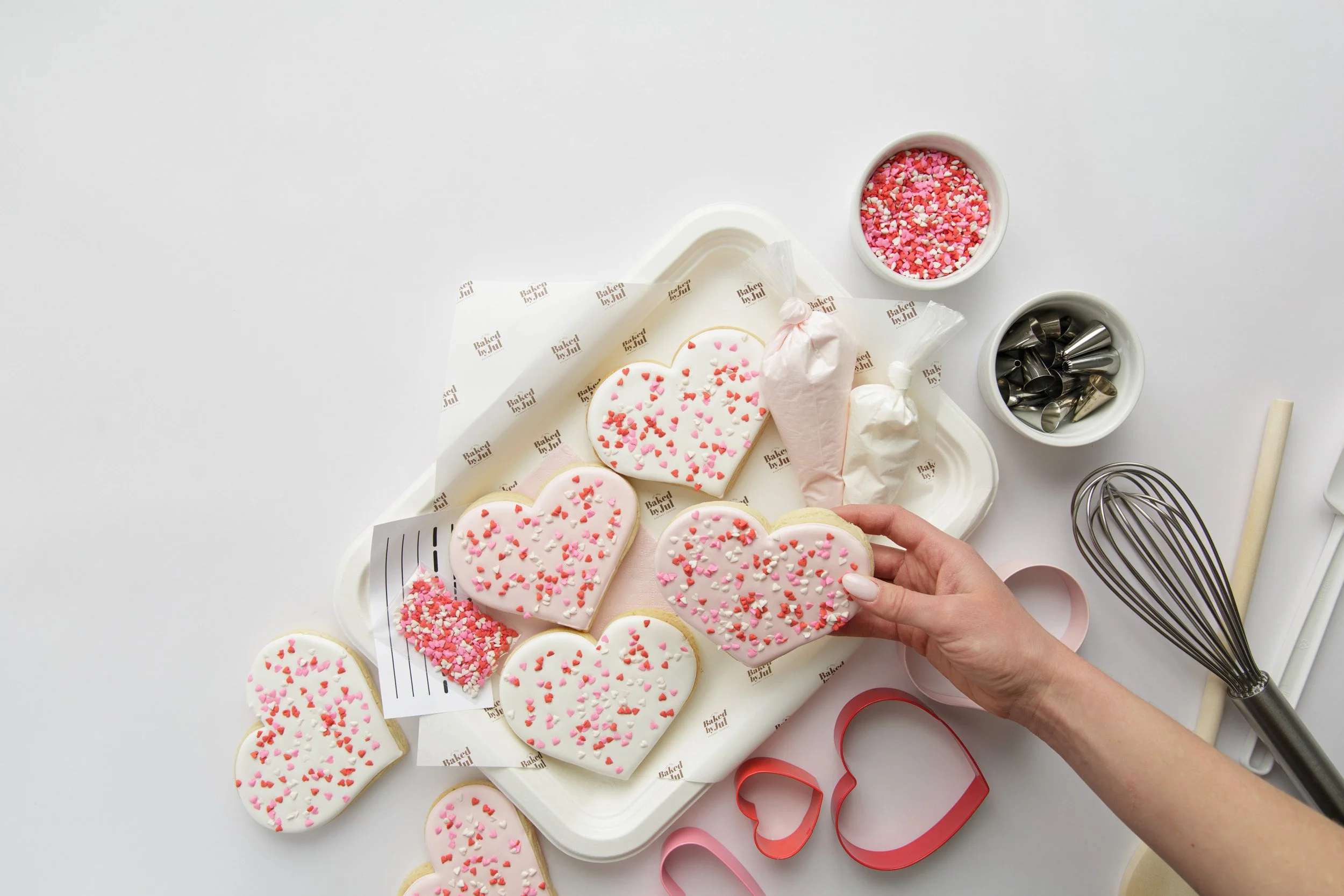 Valentine Heart Cookie Decorating Kit