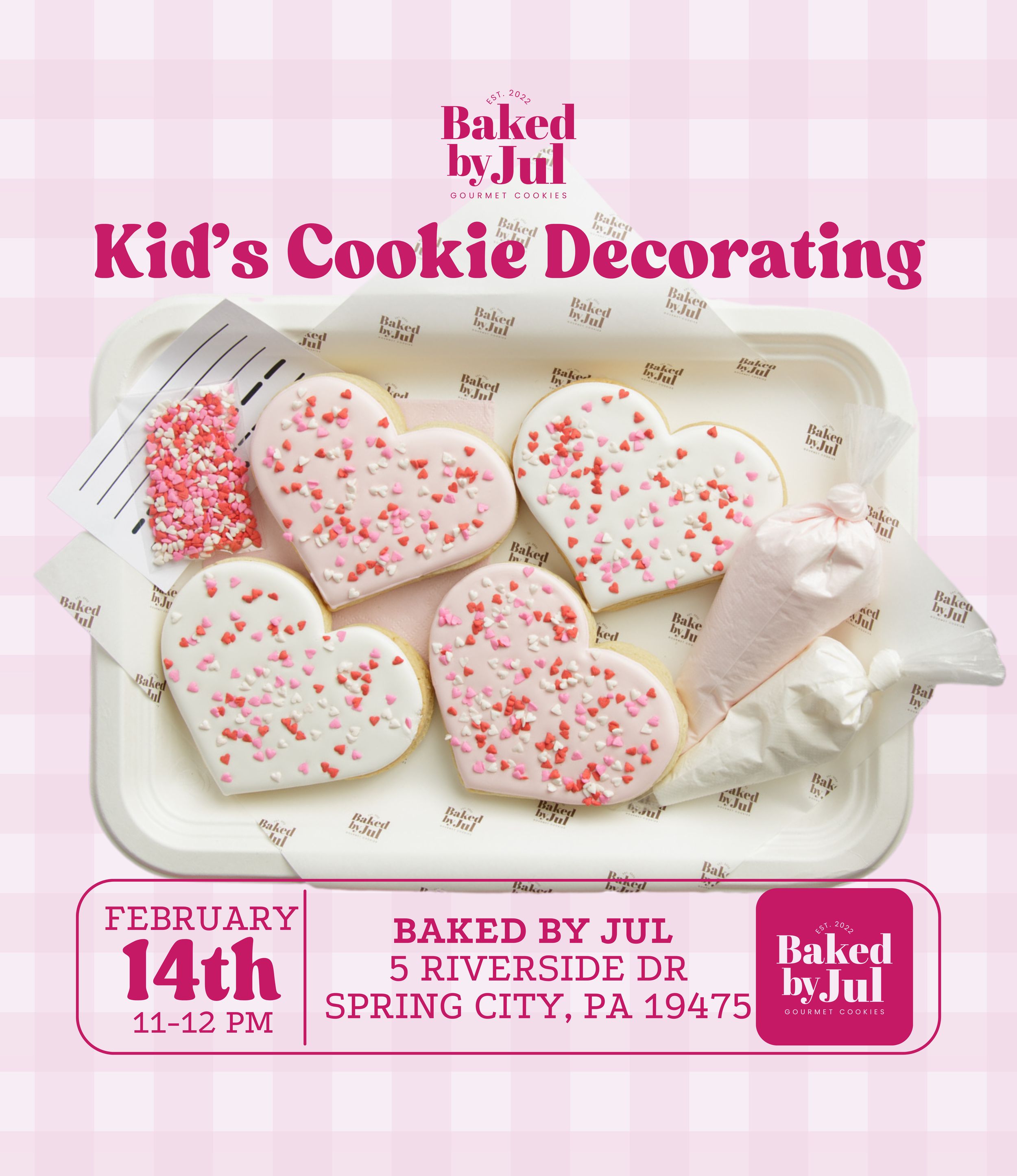 2/14 Kid’s Valentine’s Cookie Decorating (Spring City, PA)