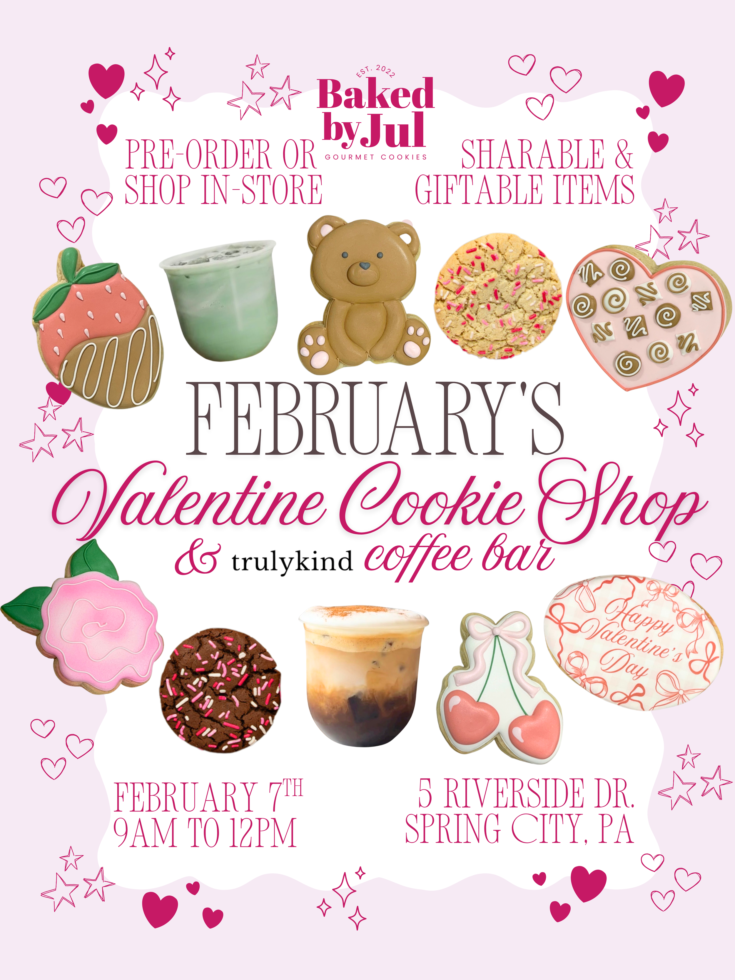 Valentine's Cookie + Coffee Shop (Spring City, PA)