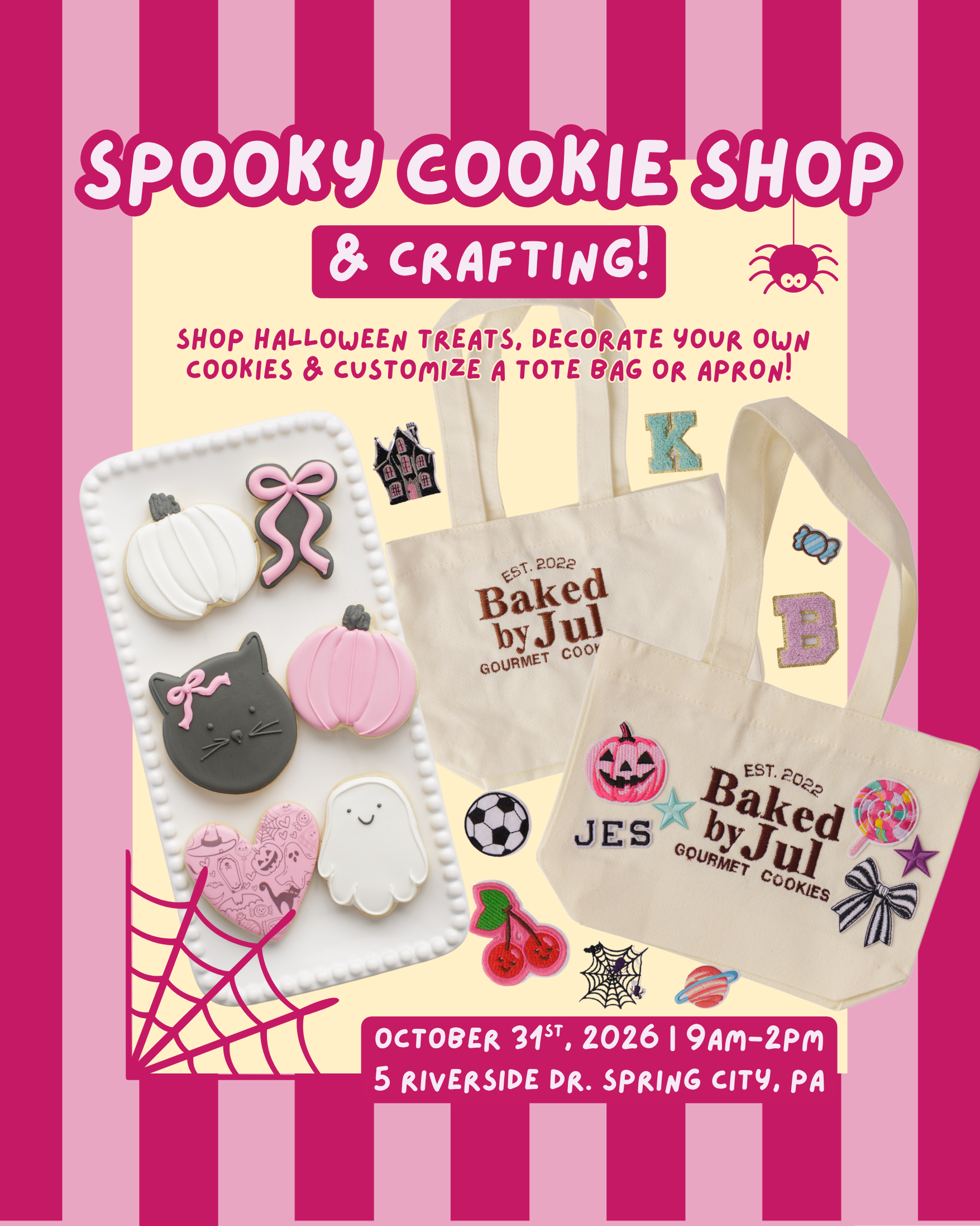 Spooky Cookie Shop & Halloween Crafting | Spring City, PA | October 31