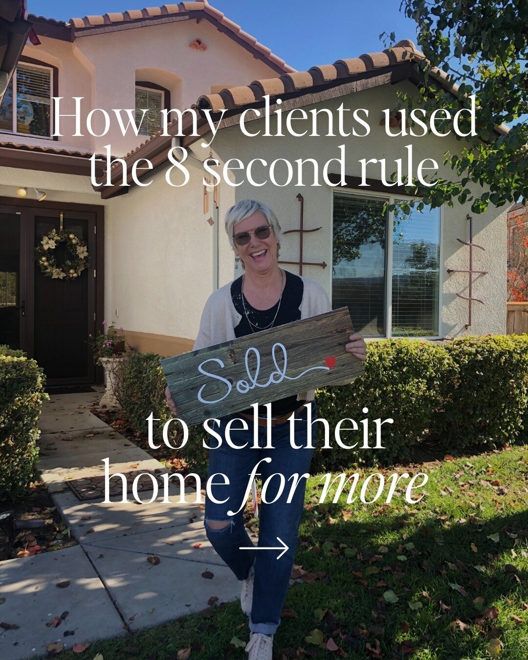 8 seconds....
That's the amount of time you have to make an impression on a potential buyer.
This is what my clients focused on to ensure they hit the mark from the get-go.

They got to work on curb appeal

With winter winding down, it was time to sp