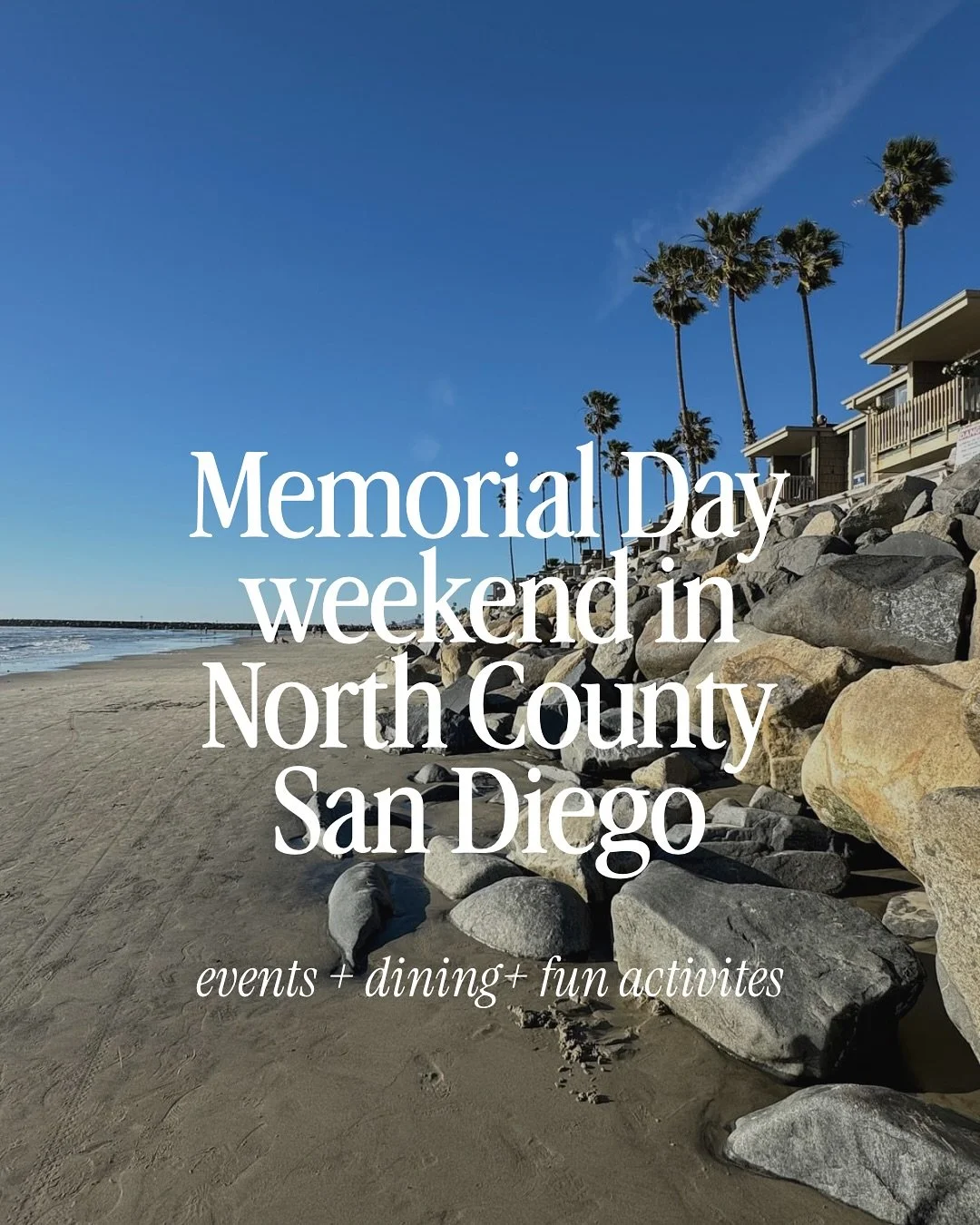 What to do in Oceanside &amp; North County San Diego for Memorial Day 👉

A quick note from my heart: this weekend is more than just the start of summer. Memorial Day is a chance to honor the men and women who gave their lives serving this country. 
