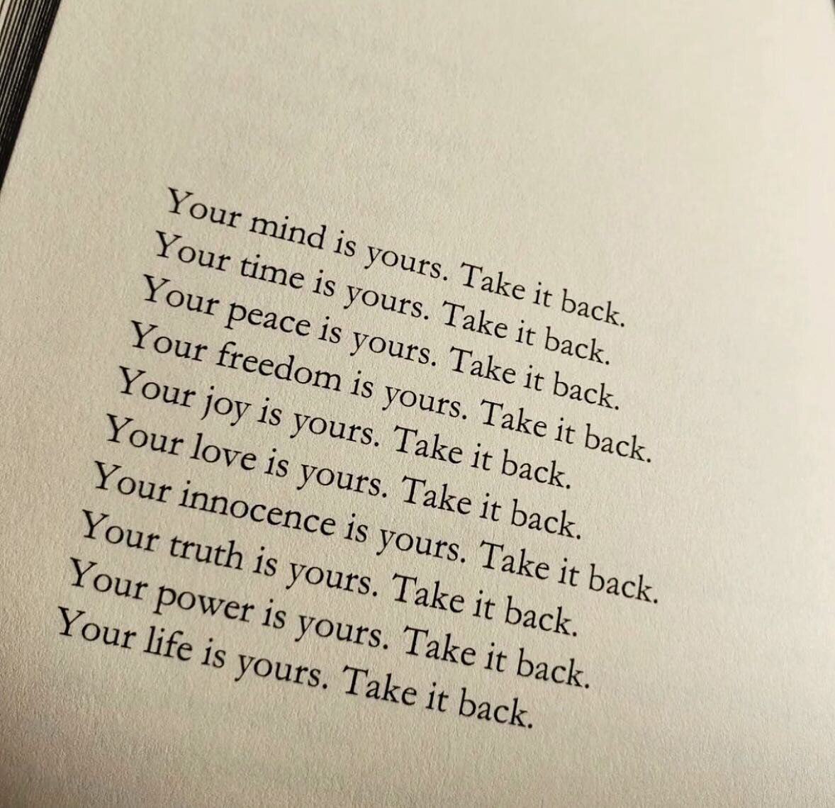 Darling, if you've given any of these things away until you were left drained, depleted and without anything remaining  for yourself, please - take them back. Take them all back. 

Hold them close to your heart for a while to remind you of how precio