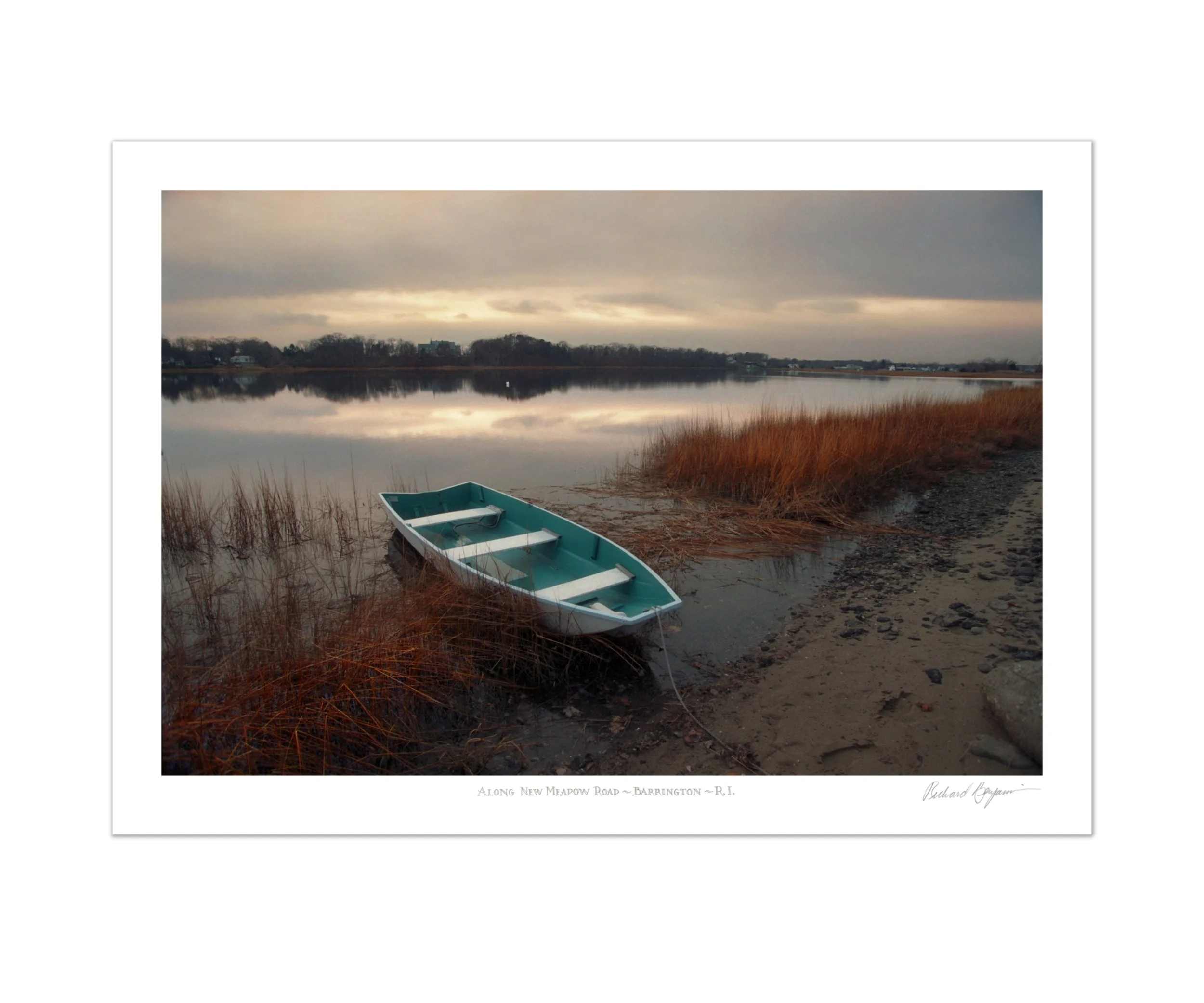 Richard Benjamin, "Along New Meadow Road - Barrington, RI"