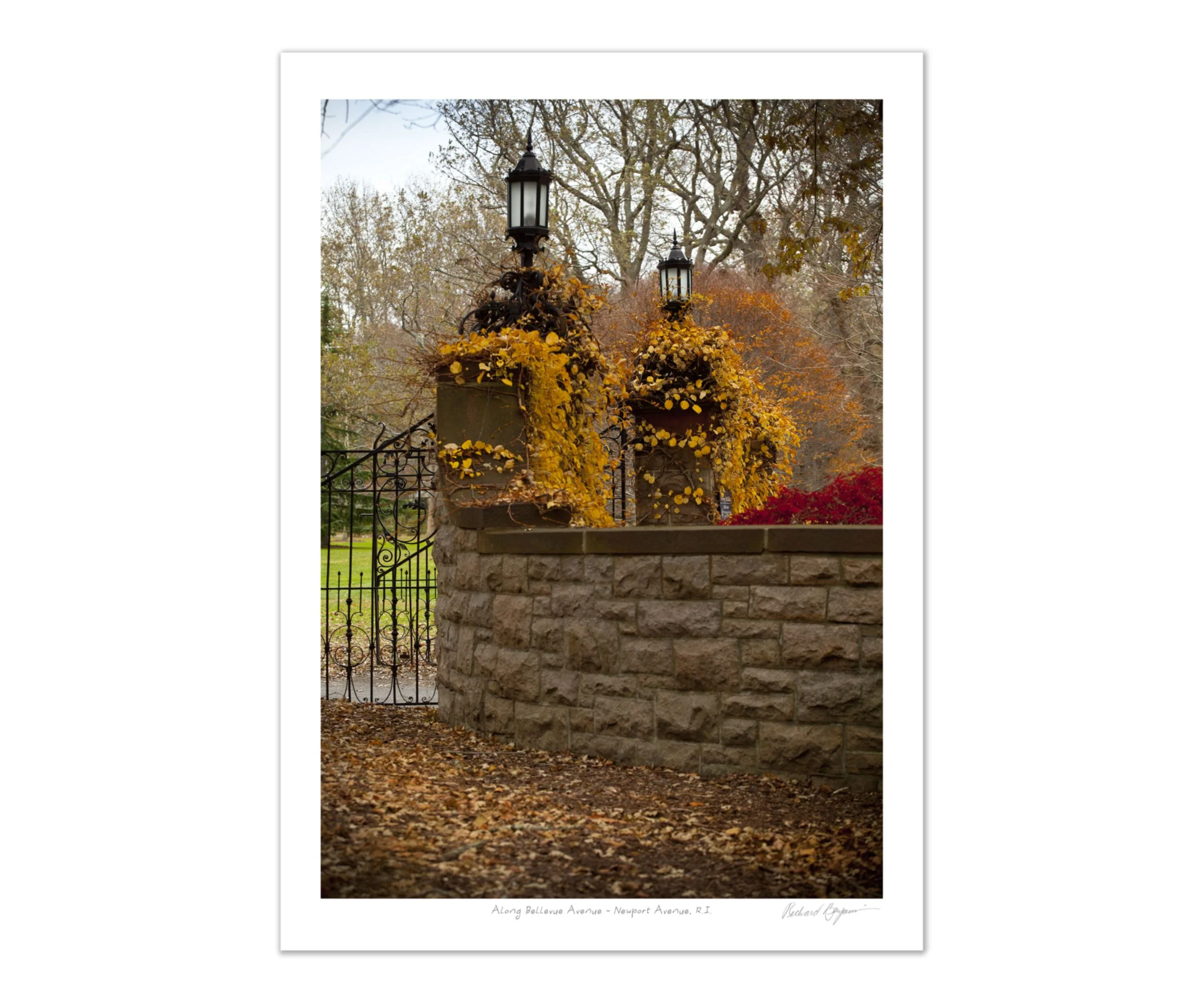 Richard Benjamin, "Along Bellevue Ave - Newport, RI"
