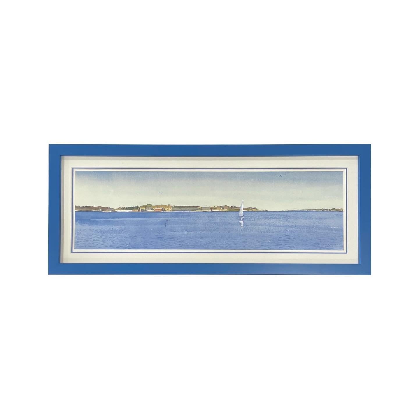As the months get warmer, we&rsquo;re looking forward to days on the water! After all, who doesn&rsquo;t love the big blue 🩵🌊💙

Our customer brought in these three Richard Grosvenor prints to be framed, and we think they turned out beautifully. 
T