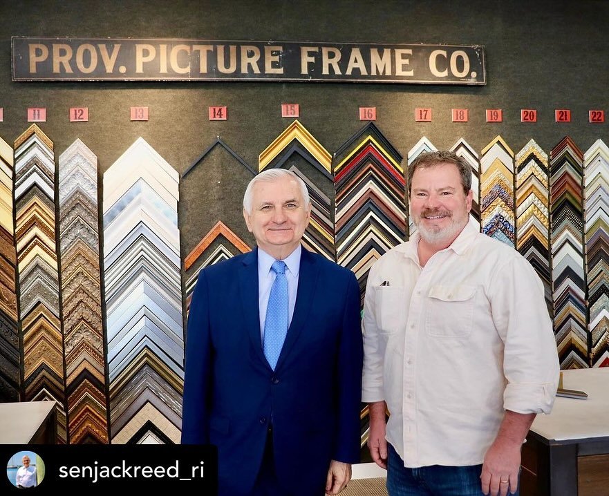 Thank you, Senator Reed, for taking the time to visit our store last week! 

It&rsquo;s always a pleasure to frame these pieces, and the talent these young artists display is incredible. Thank you for supporting the arts in Rhode Island, and for trus