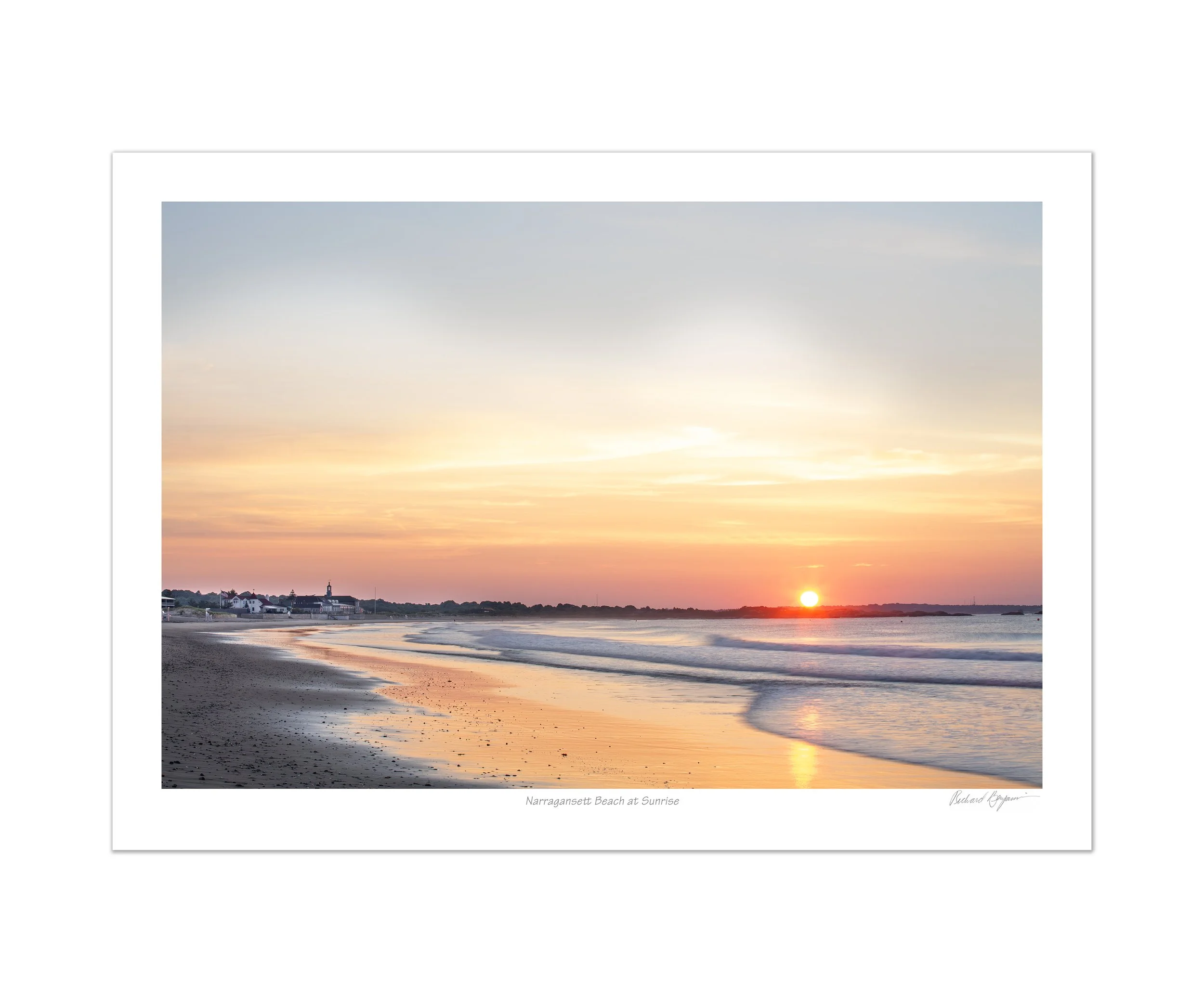 Richard Benjamin, "Narragansett Beach at Sunrise"