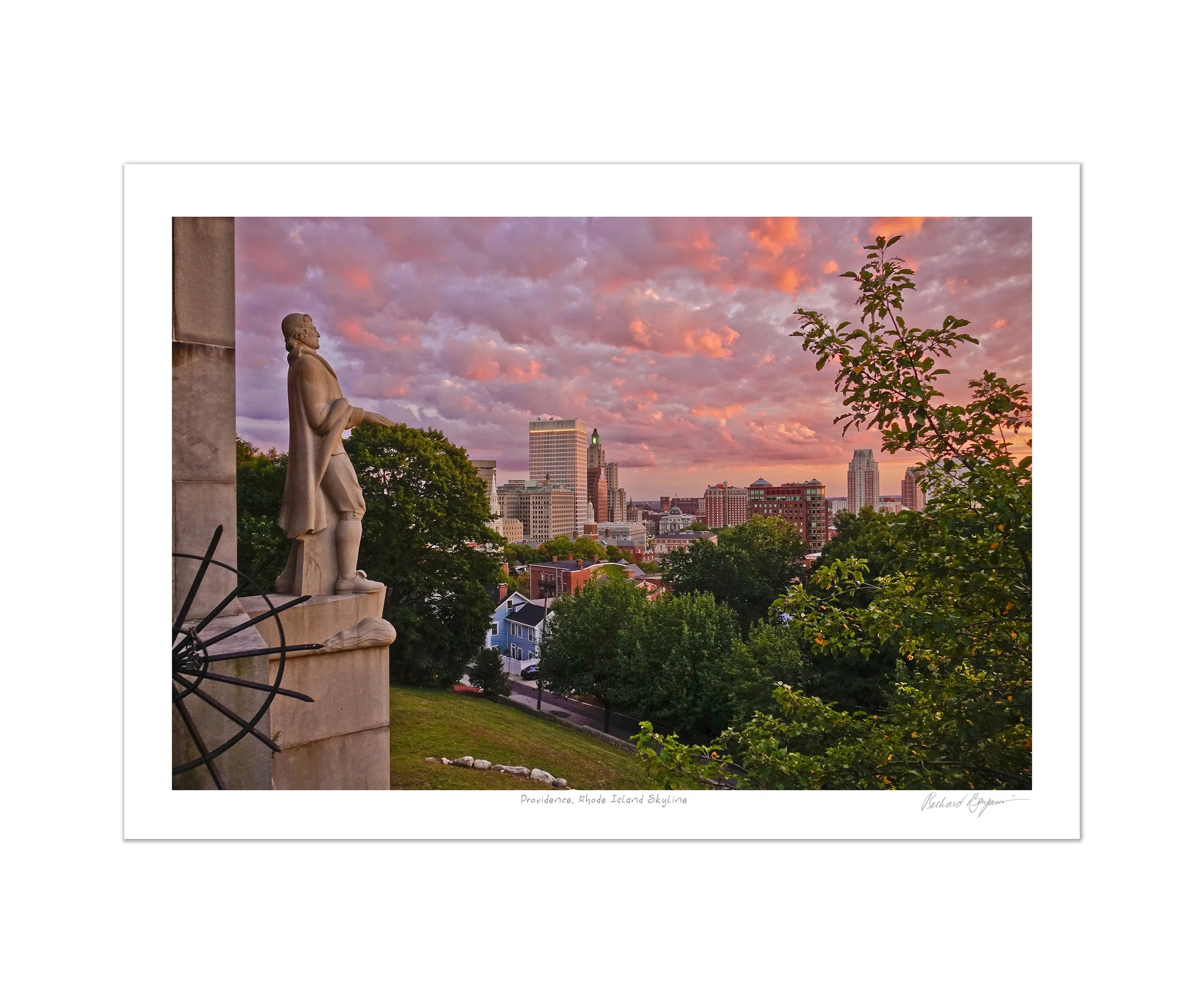Richard Benjamin, "Providence, Rhode Island Skyline"