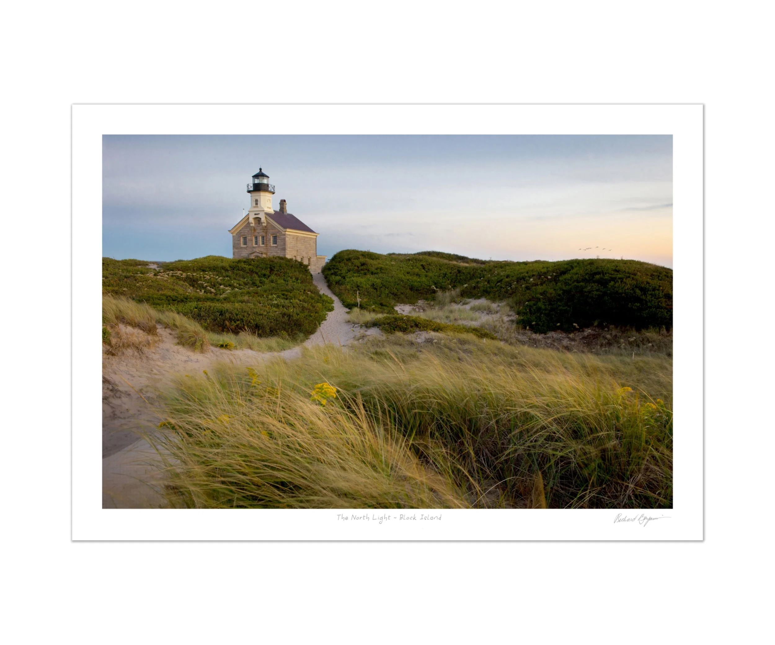 Richard Benjamin, "The North Light - Block Island"