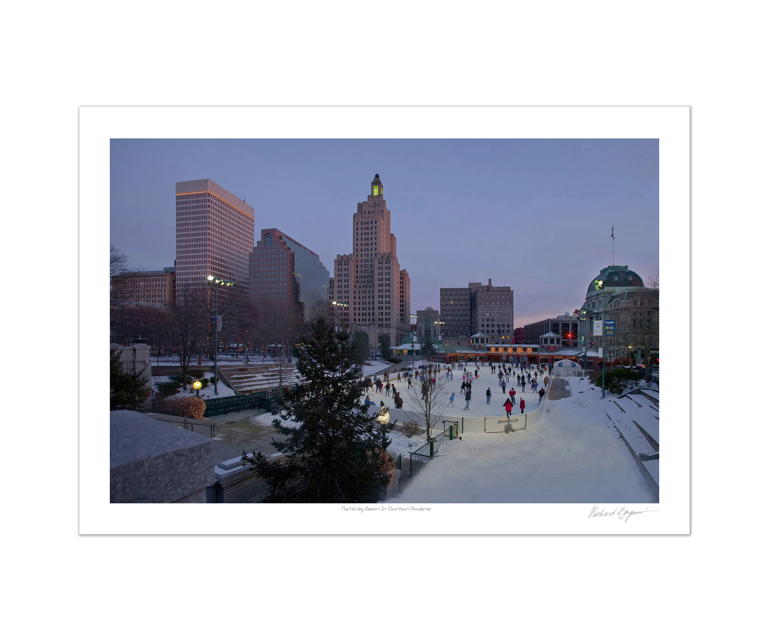 Richard Benjamin, "The Holiday Season in Downtown Providence"