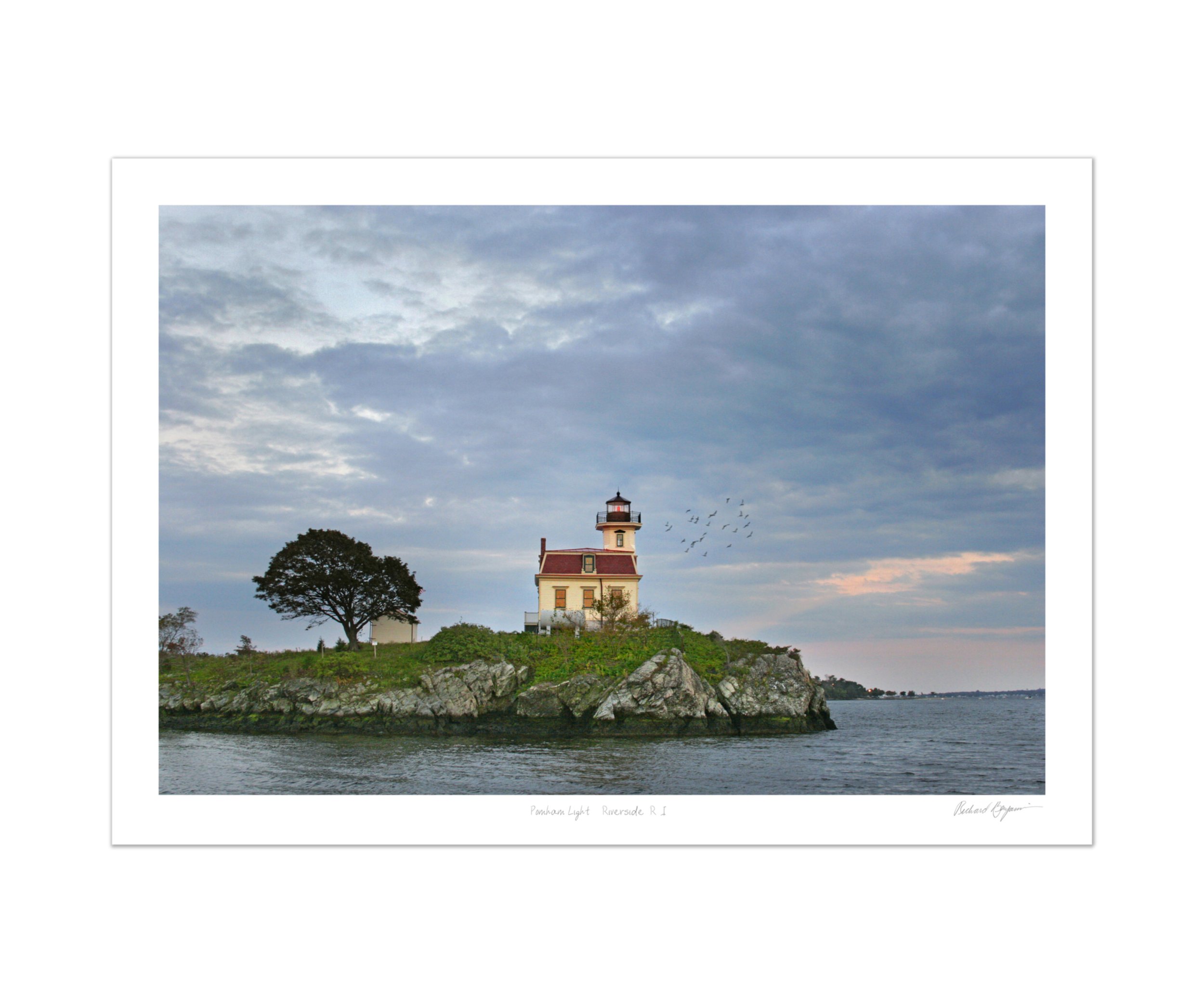 Richard Benjamin, "Pomham Light - Riverside, RI"