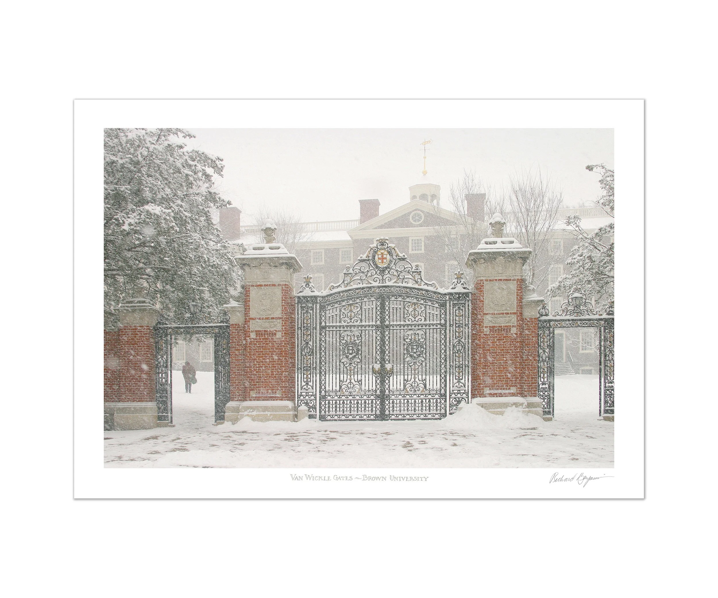 Richard Benjamin, "Van Wickle Gates - Brown University"