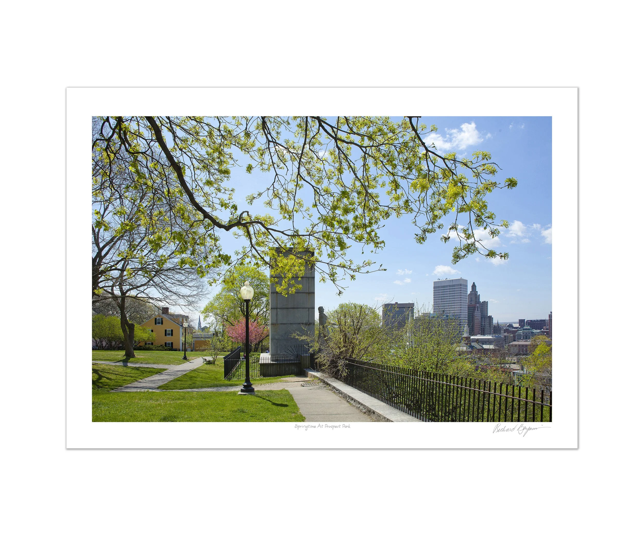 Richard Benjamin, "Springtime at Prospect Park"