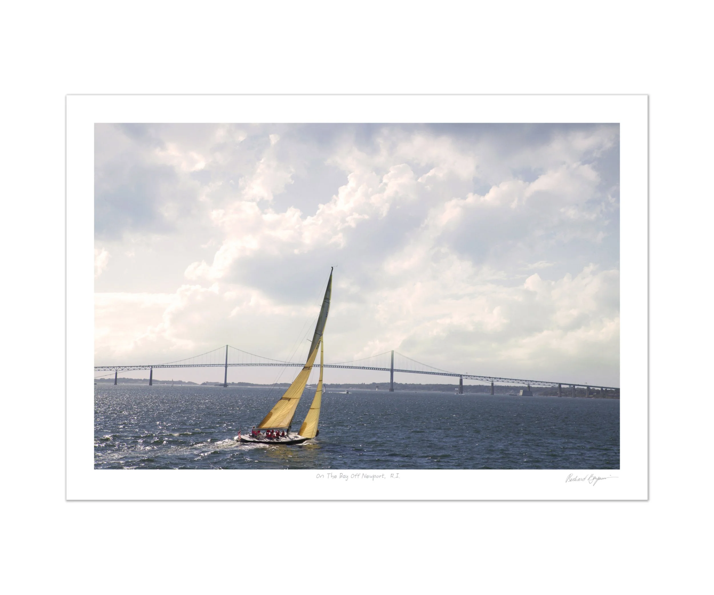 Richard Benjamin, "On The Bay Off Newport, RI"