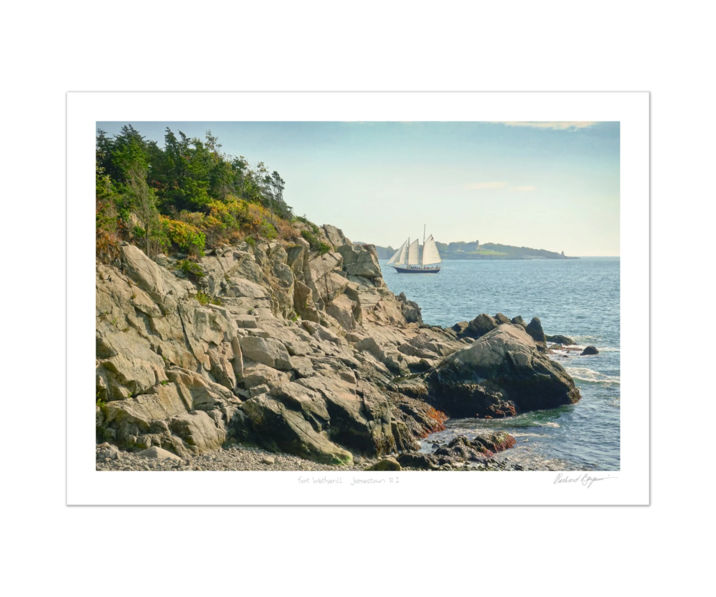 Richard Benjamin, "Fort Wetherill - Jamestown, RI"