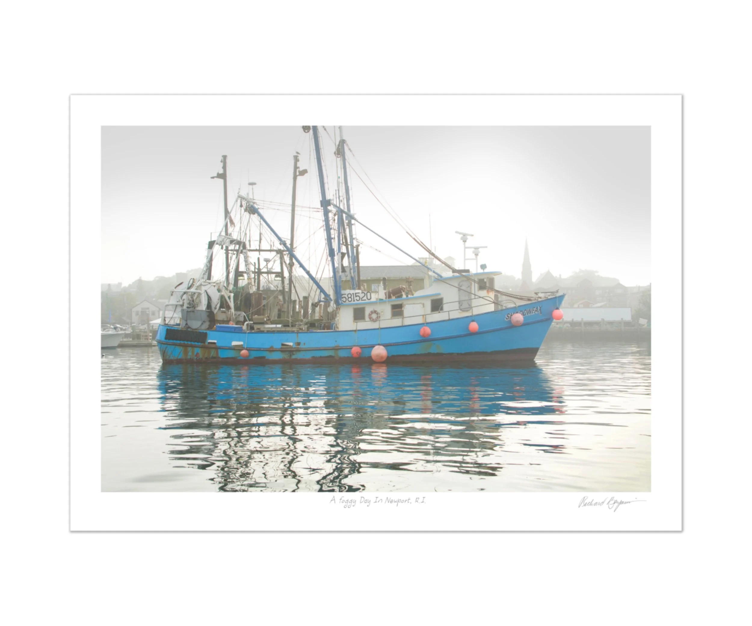 Richard Benjamin, "A Foggy Day in Newport, RI"
