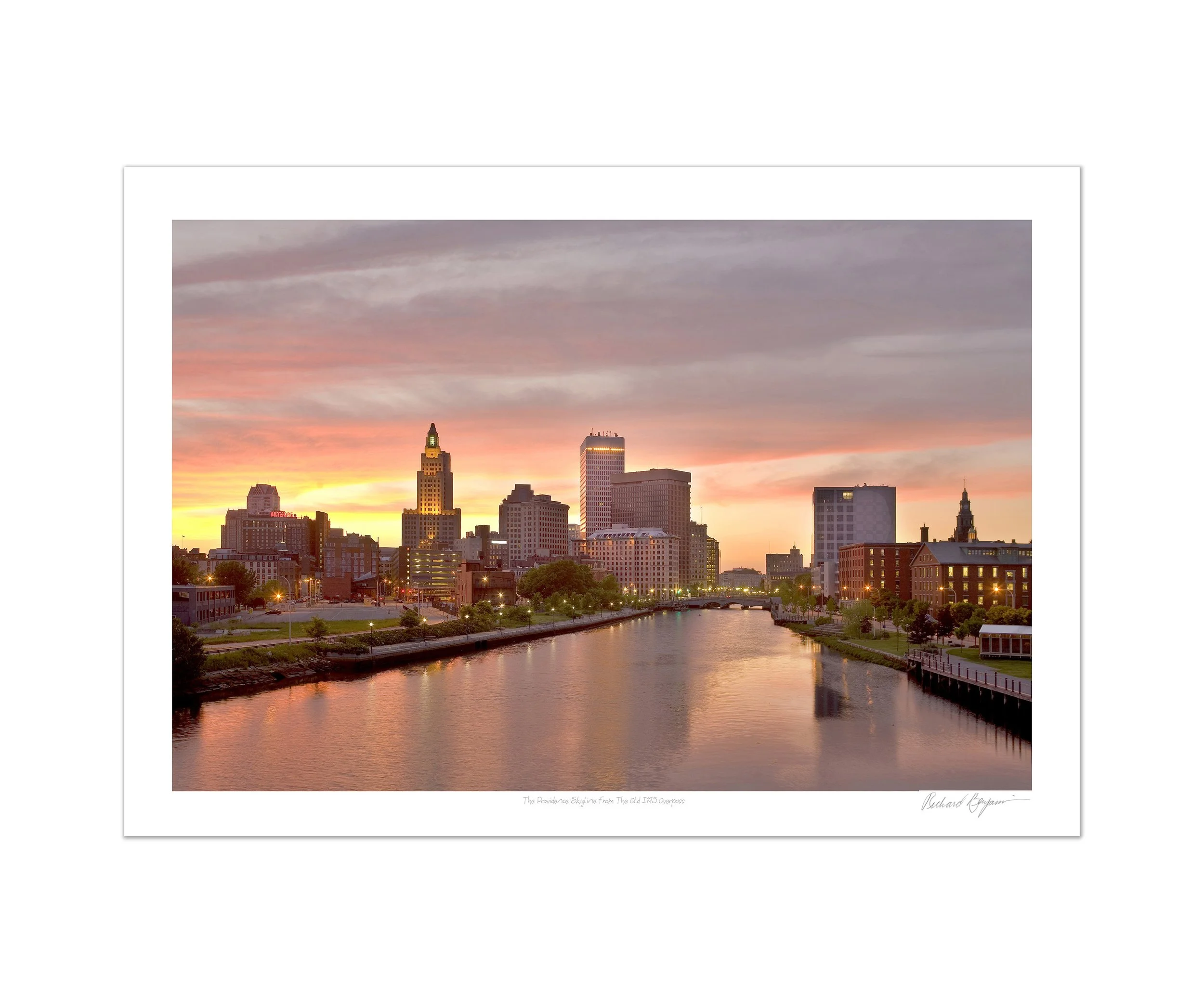 Richard Benjamin, "The Providence Skyline from The Old I195 Overpass"
