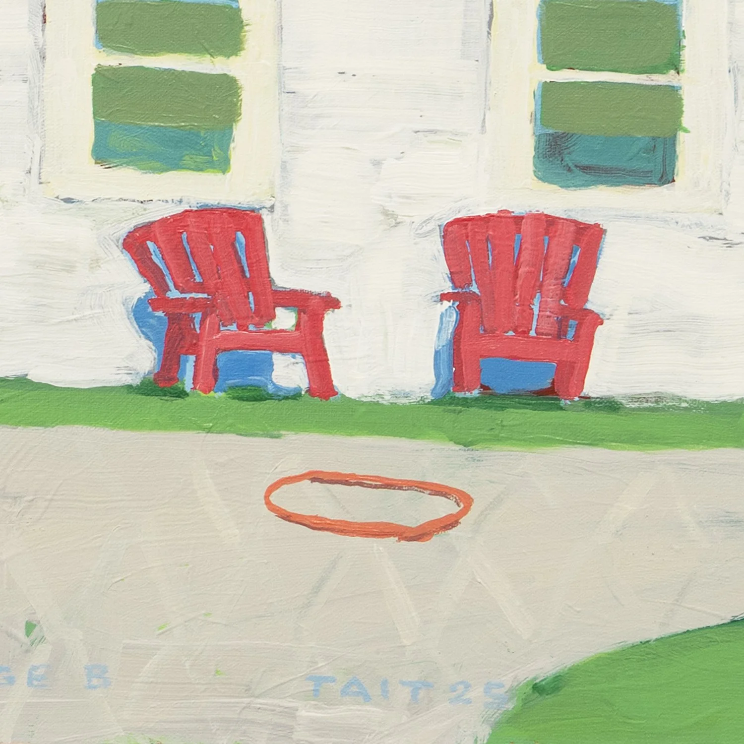 Cottage, BI, 2025 Tim Tait Acrylic on Linen 16x20.jpg