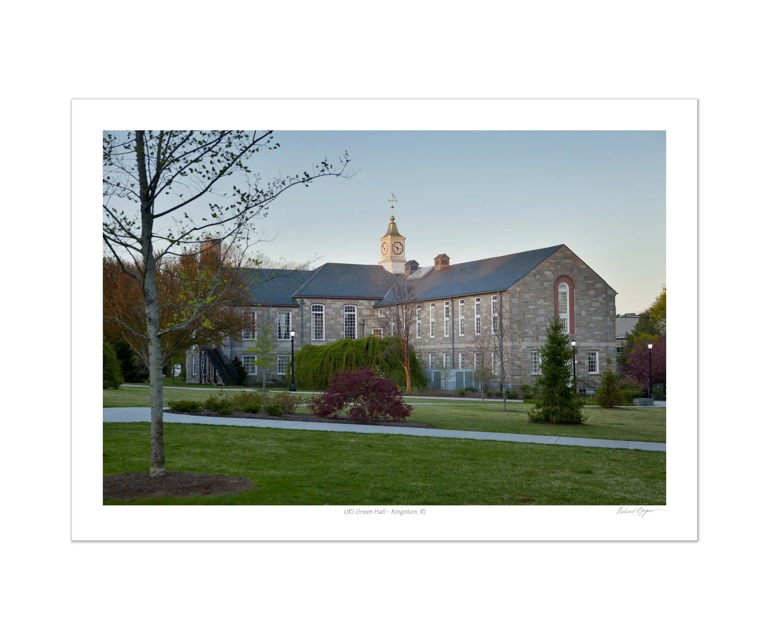 Richard Benjamin, "URI Green Hall - Kingston, RI"