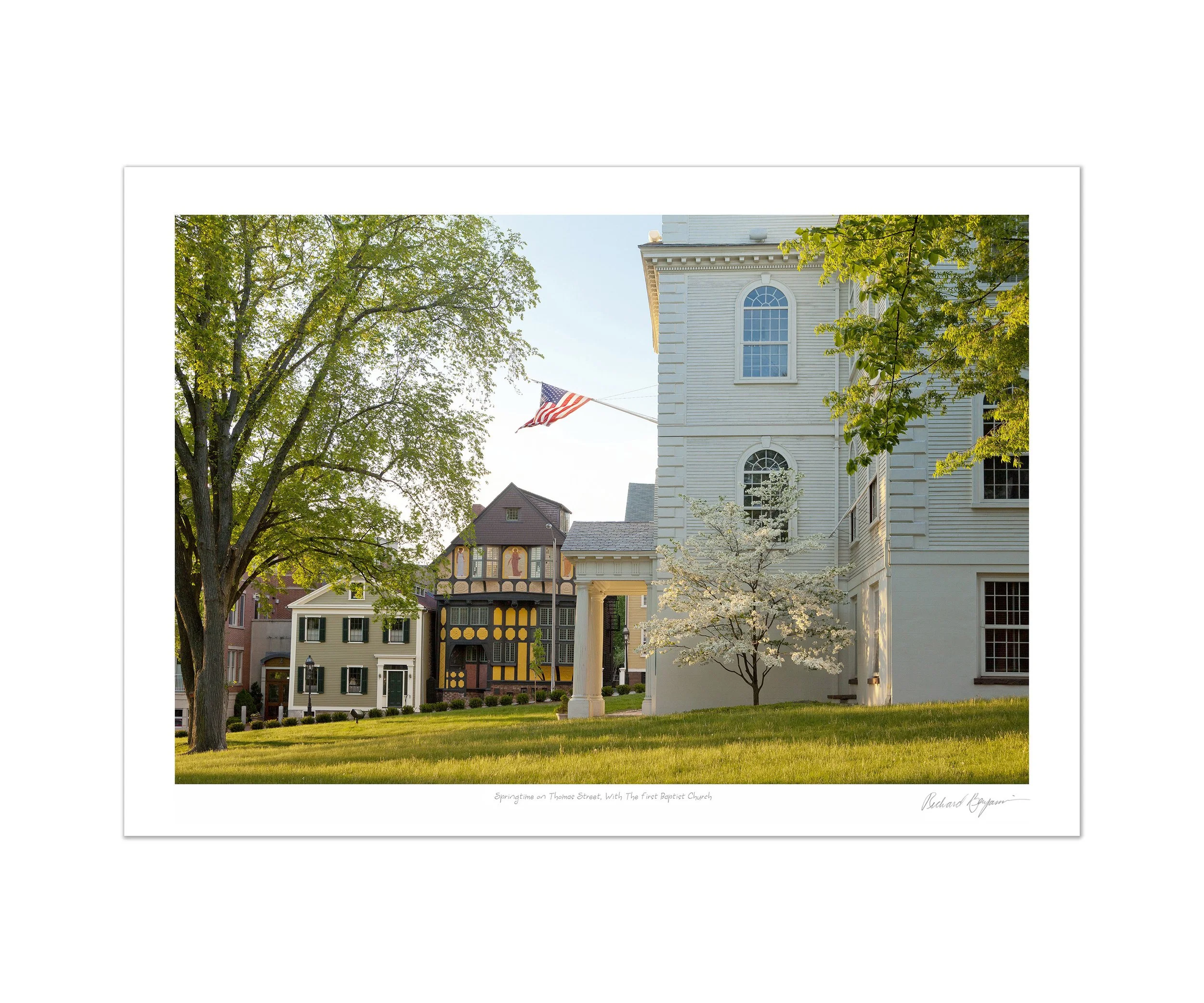 9889 Springtime on Thomas Street, With the First Baptist Church.jpg