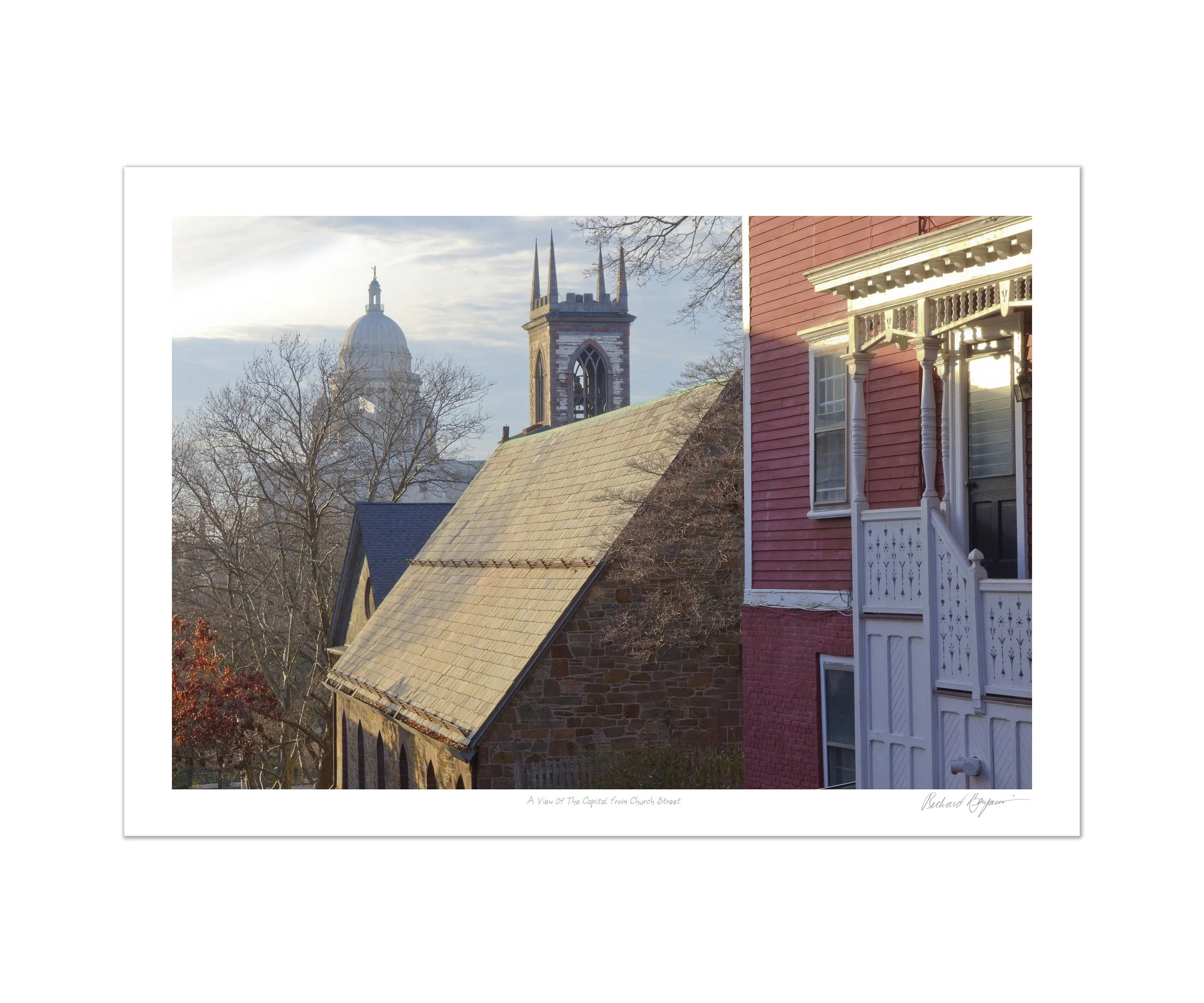 Richard Benjamin, "A View of The Capital from Church Street"