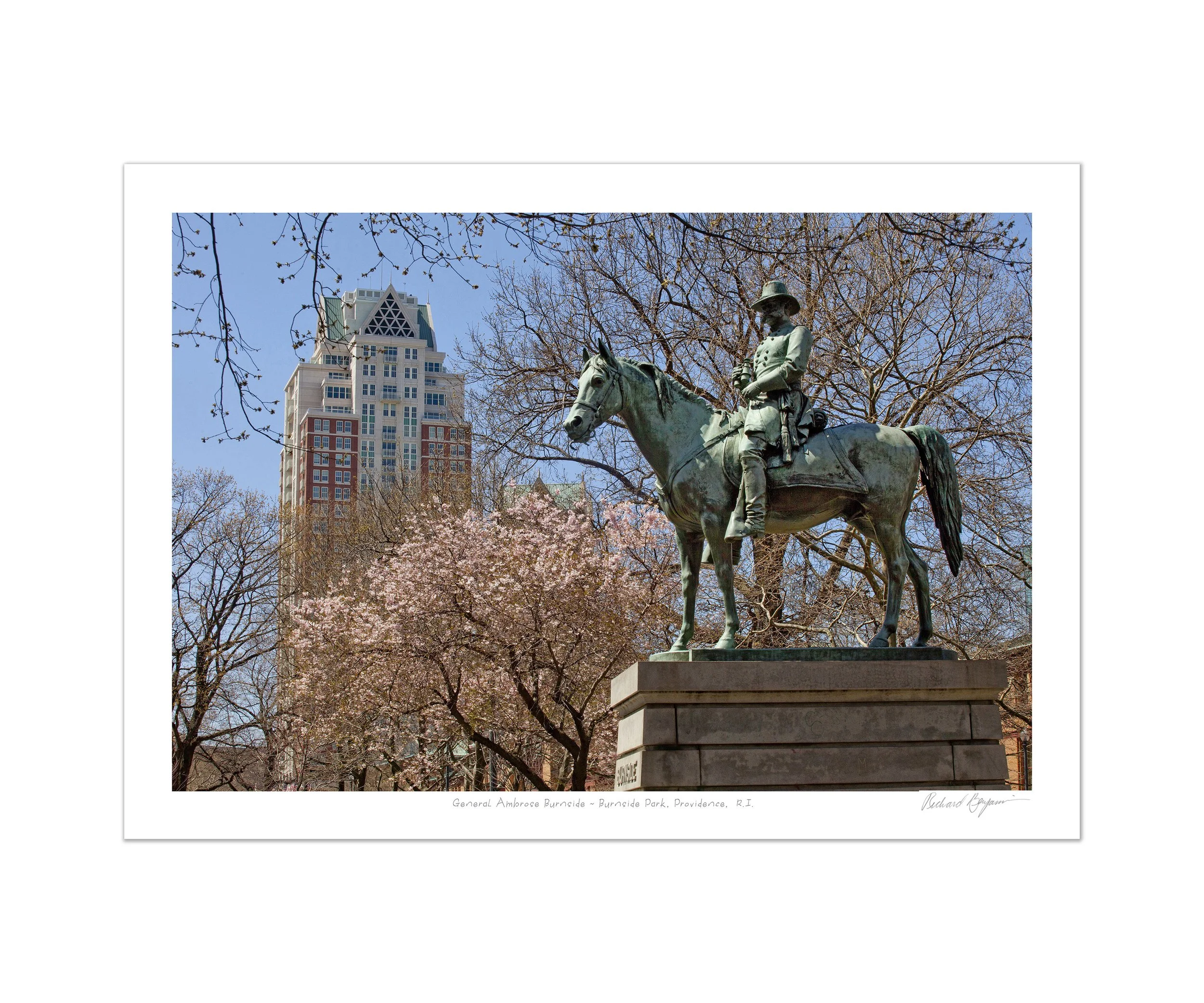 Richard Benjamin, "General Ambrose Burnside - Burnside Park, Providence, RI"