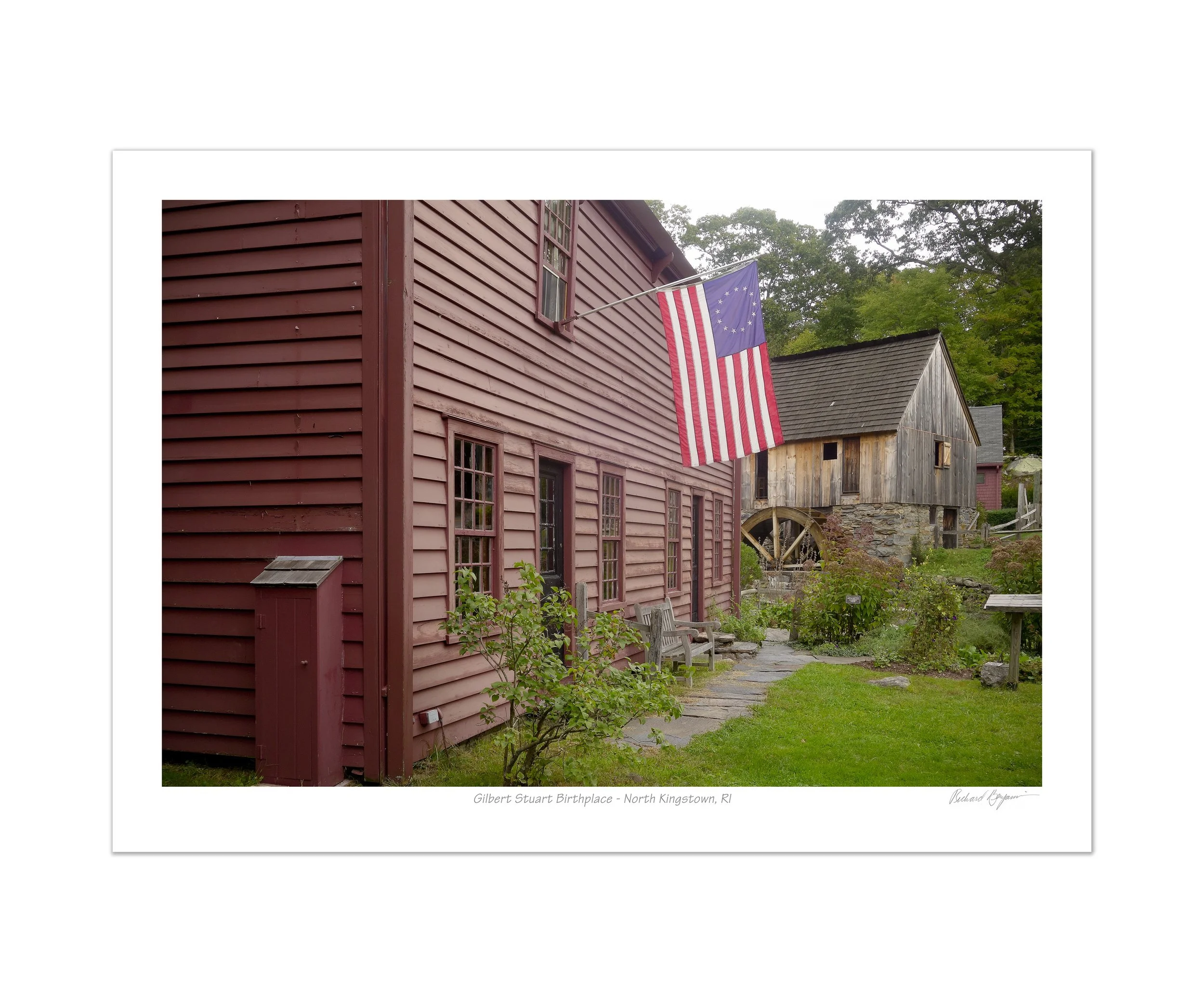 Richard Benjamin, "Gilbert Stuart Birthplace - North Kingstown, RI"