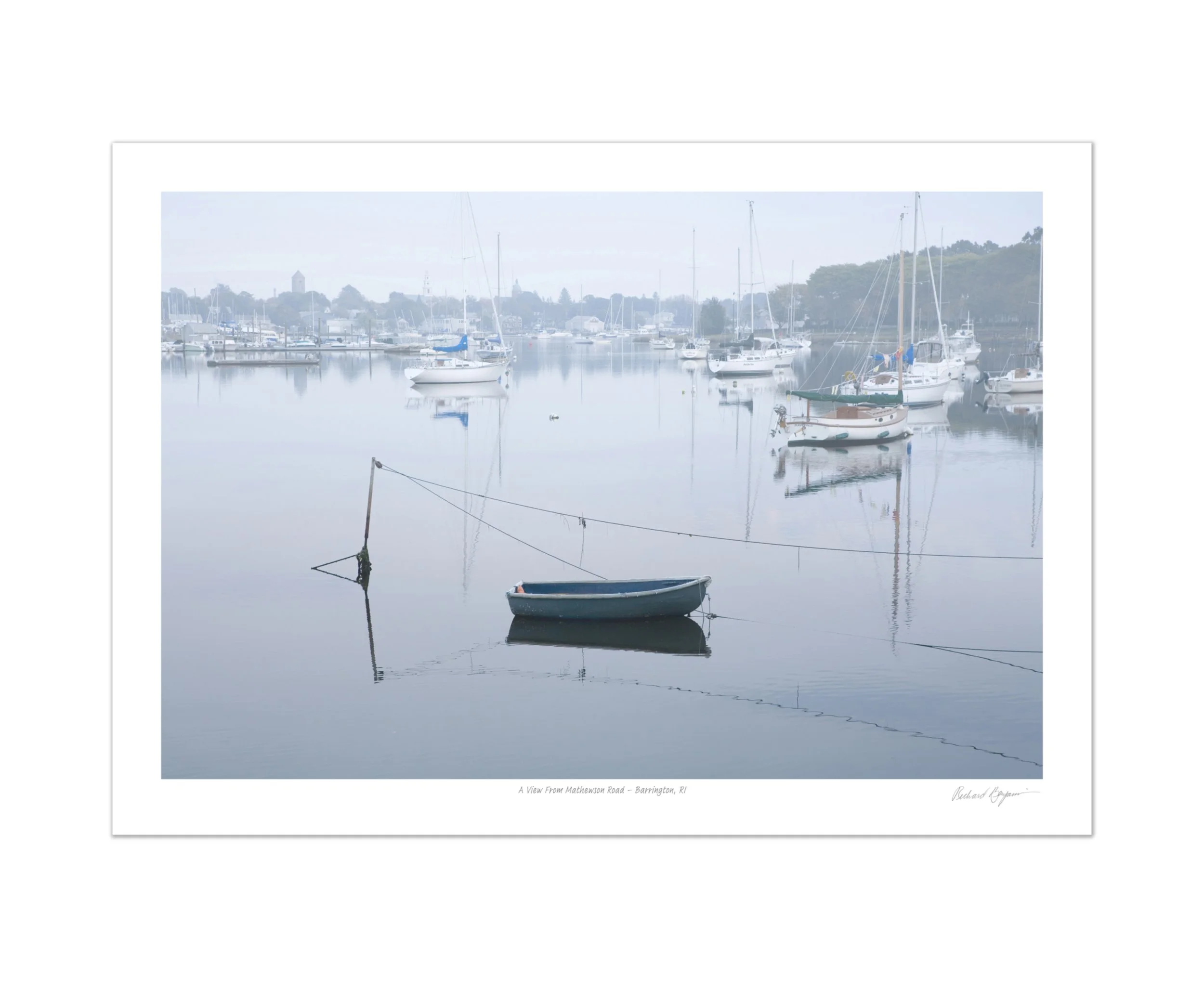 Richard Benjamin, "A View From Mathewson Road - Barrington, RI"