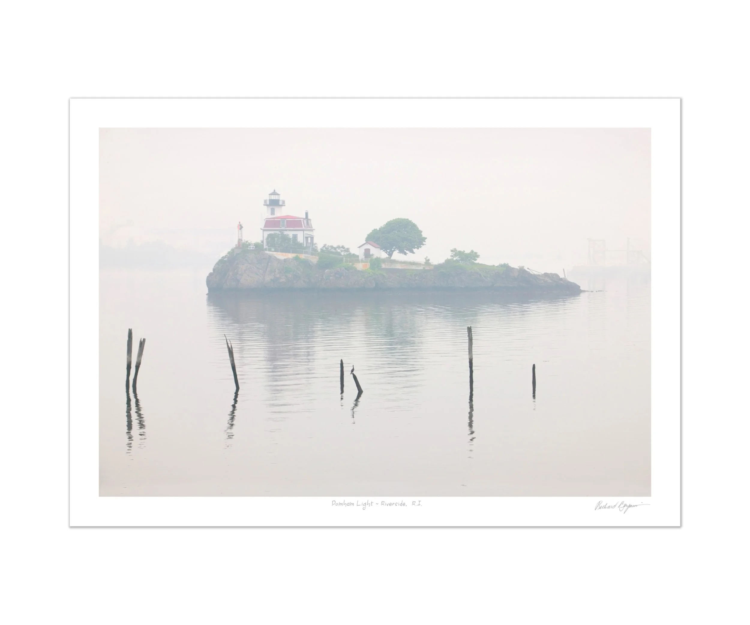 Richard Benjamin, "Pomham Light - Riverside, RI"