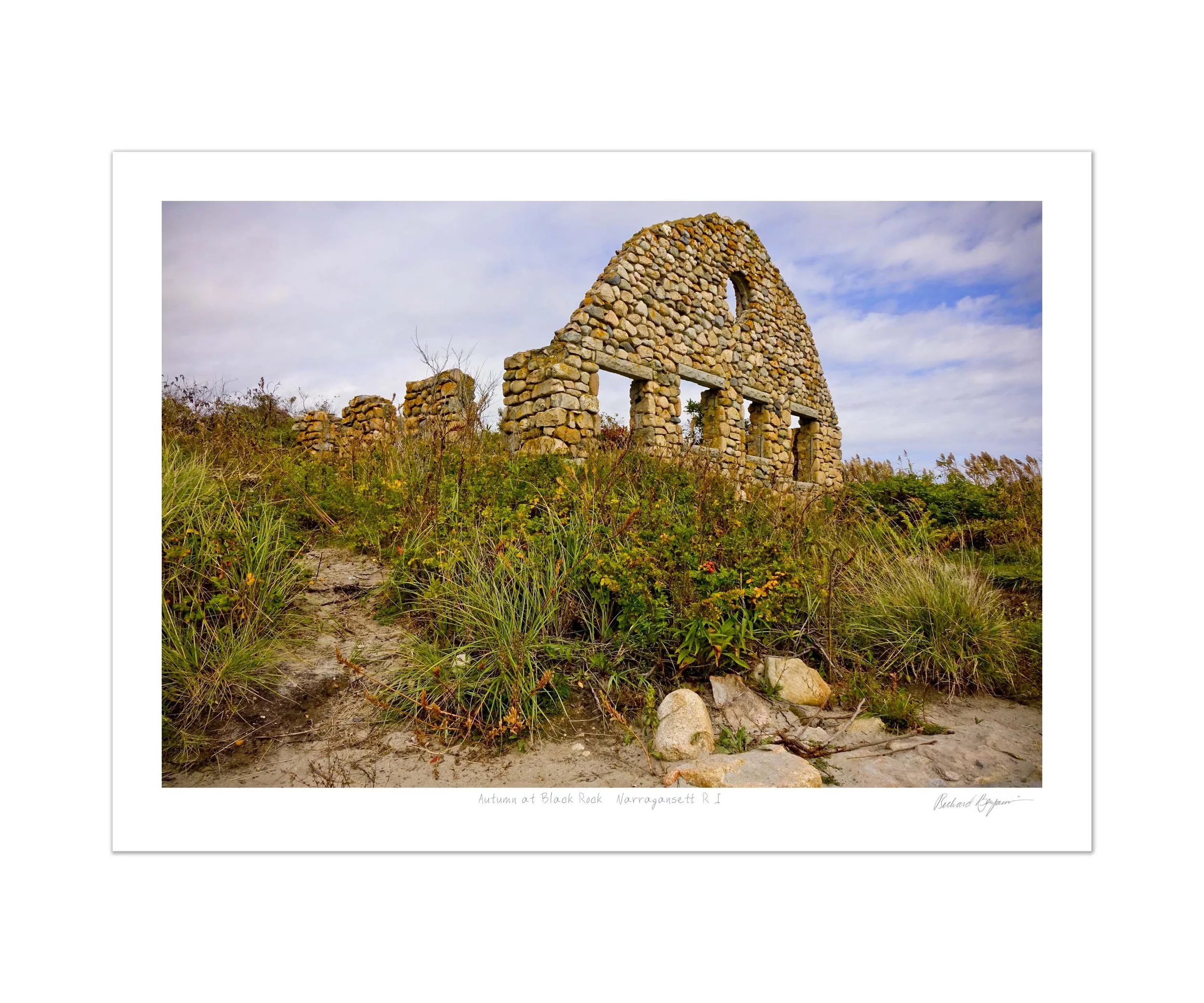 Richard Benjamin, "Autumn at Black Rock, Narragansett, RI"