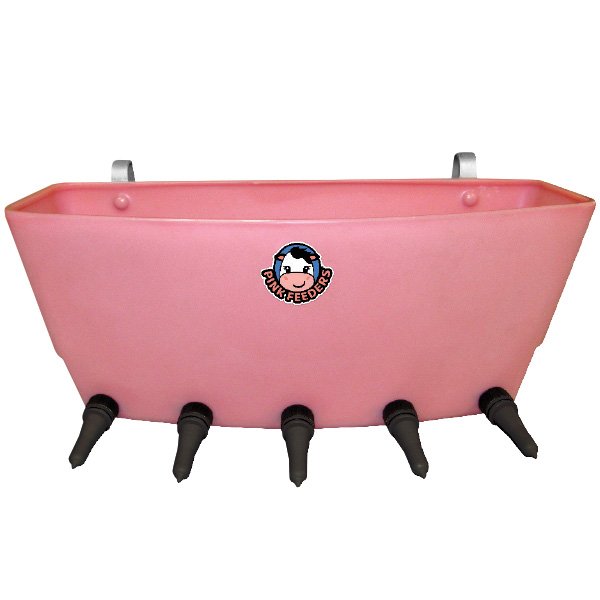Pink Feeders Five-Teat Feeder