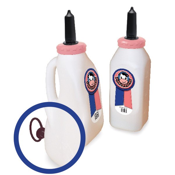 Pink Feeders Nurser Bottles- With Handle