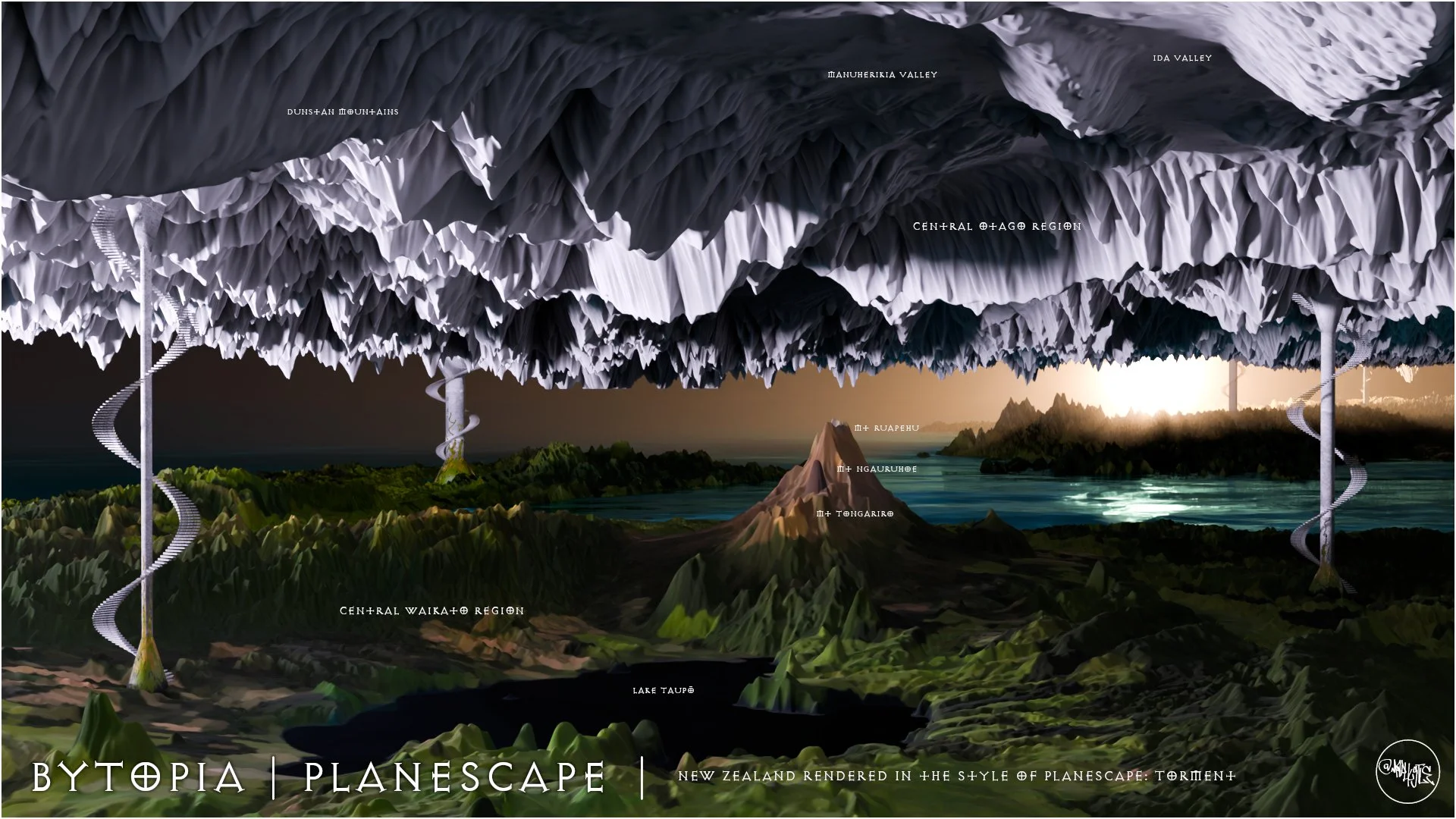 Bytopia - A Fantasy World With NZ Data