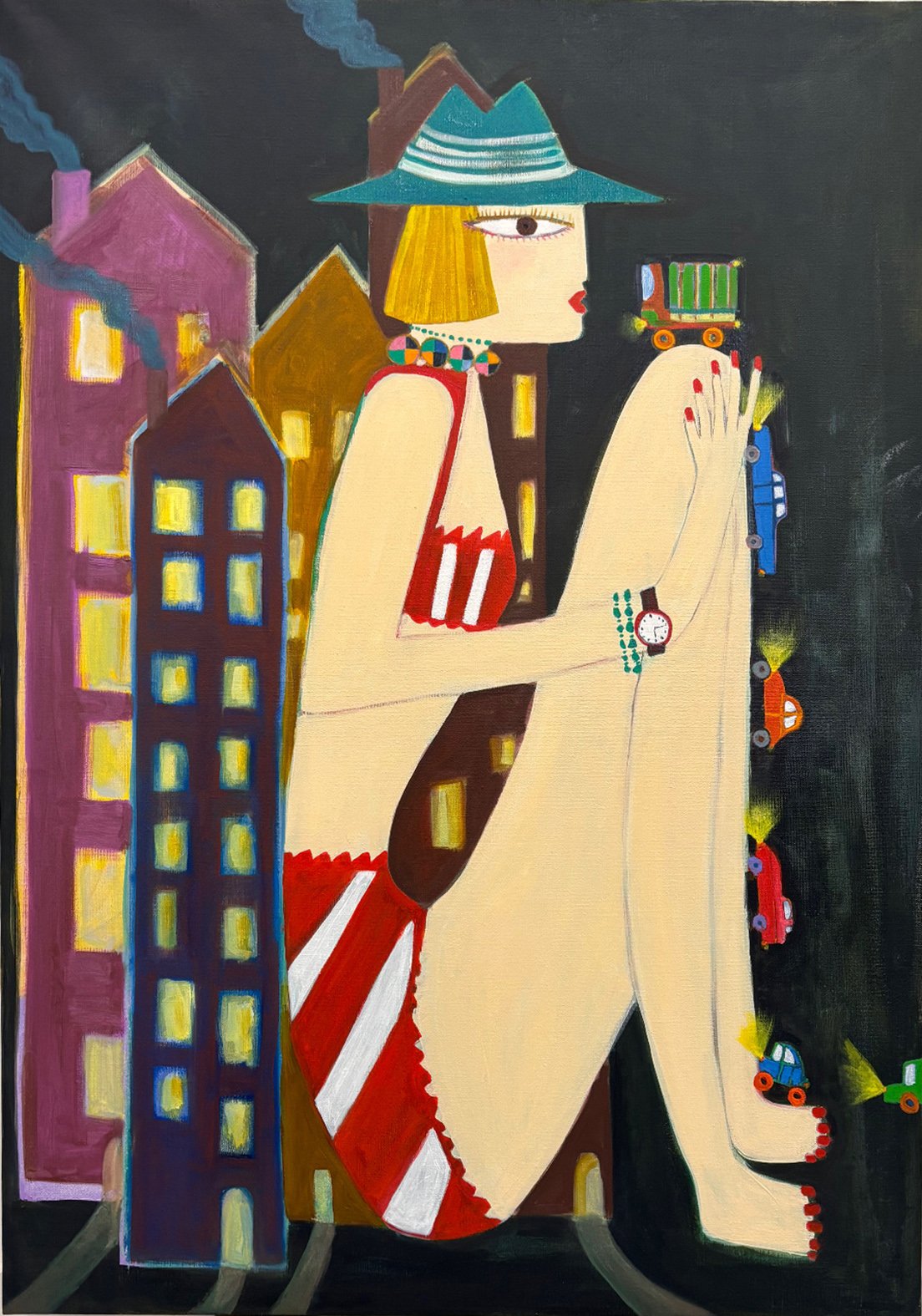 Gulliver 120x83 cm , oil on linen