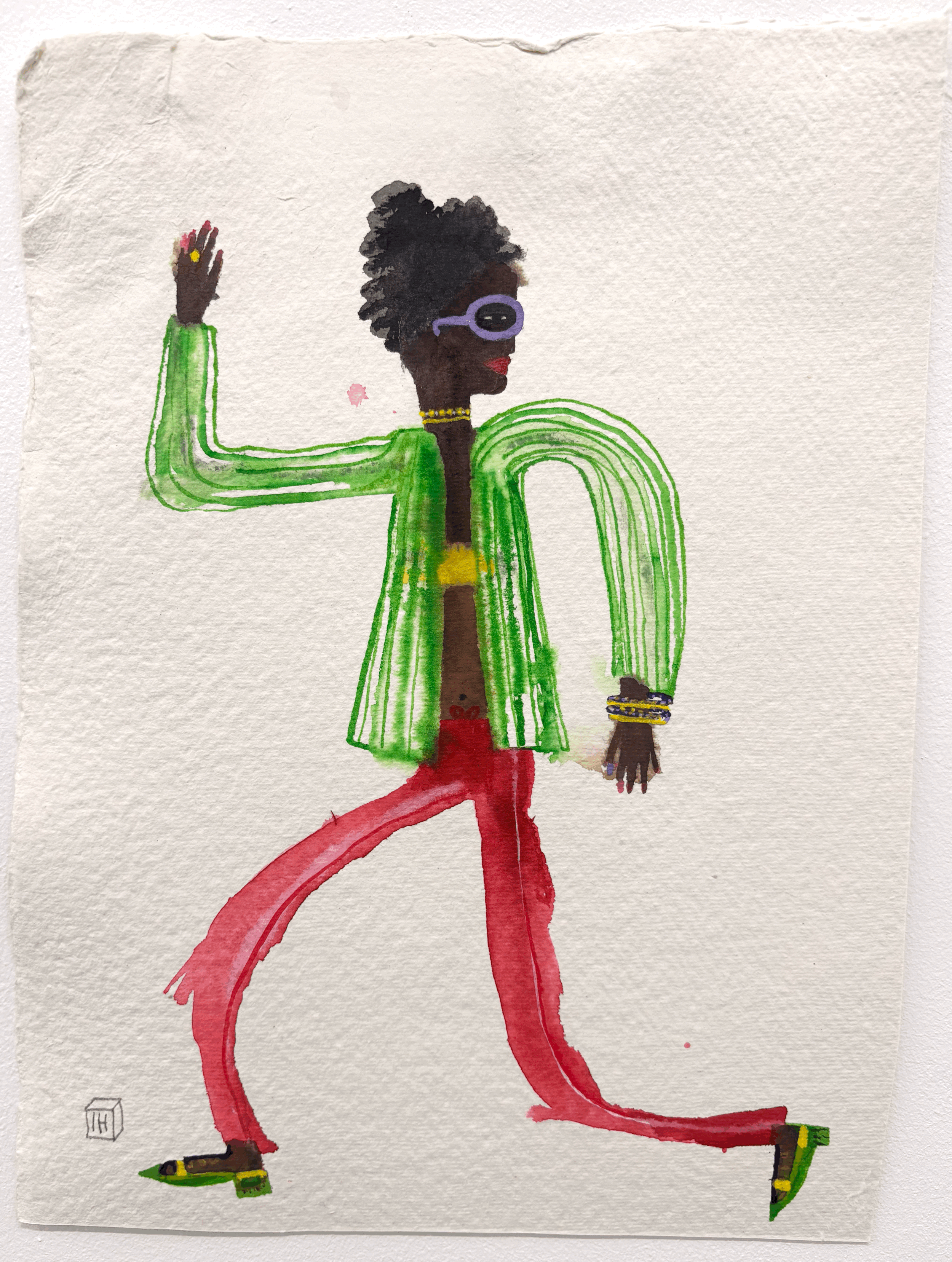 GREEN STRIPES JACKET