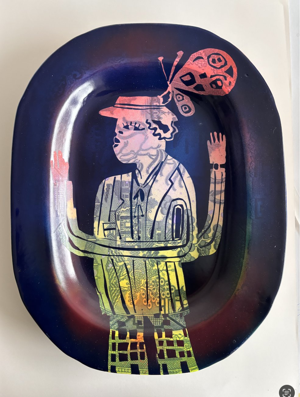 BUTTERFLY HAT DISH