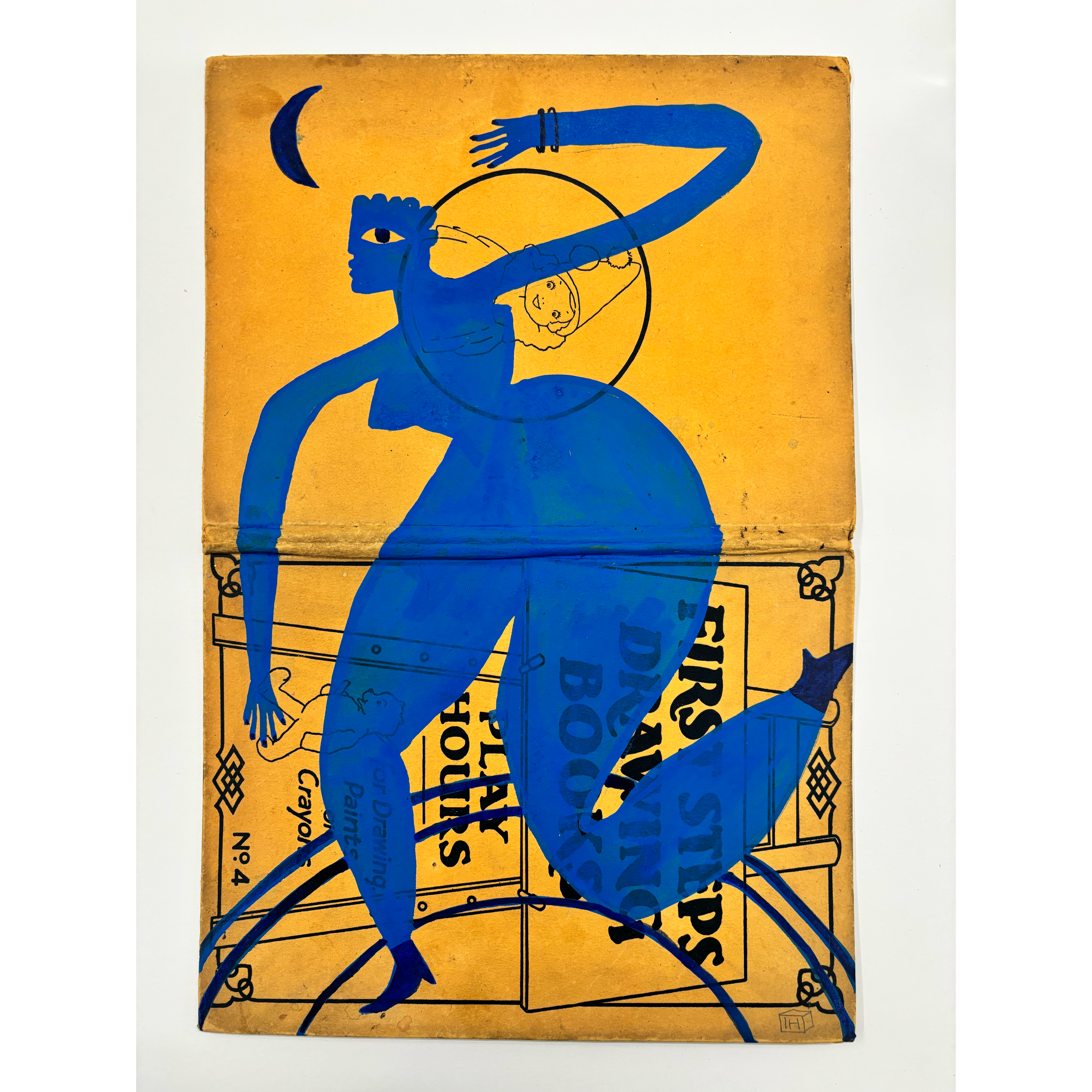 BLUE DANCER on 1938 colouring book