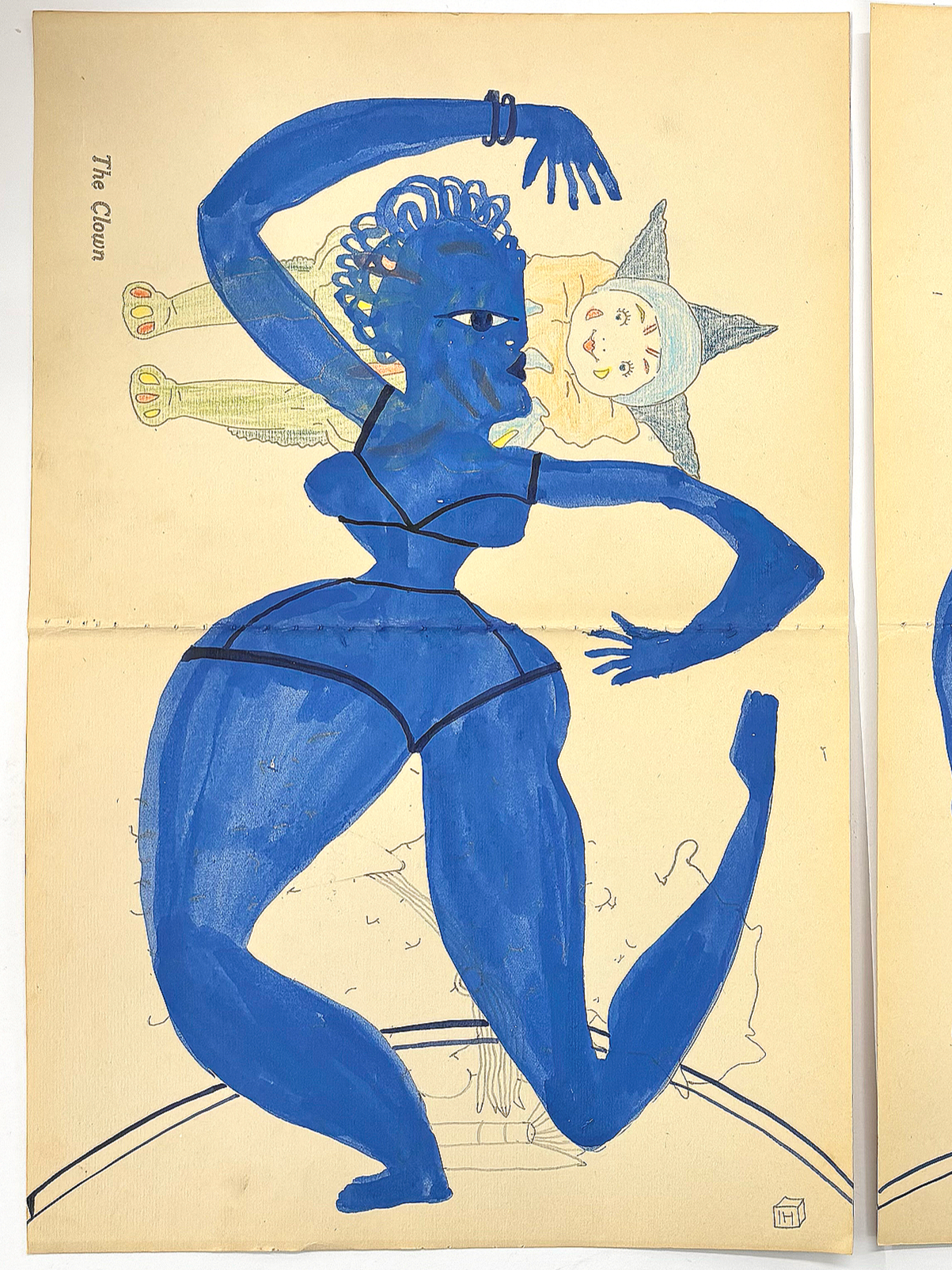 BLUE DANCER the clown