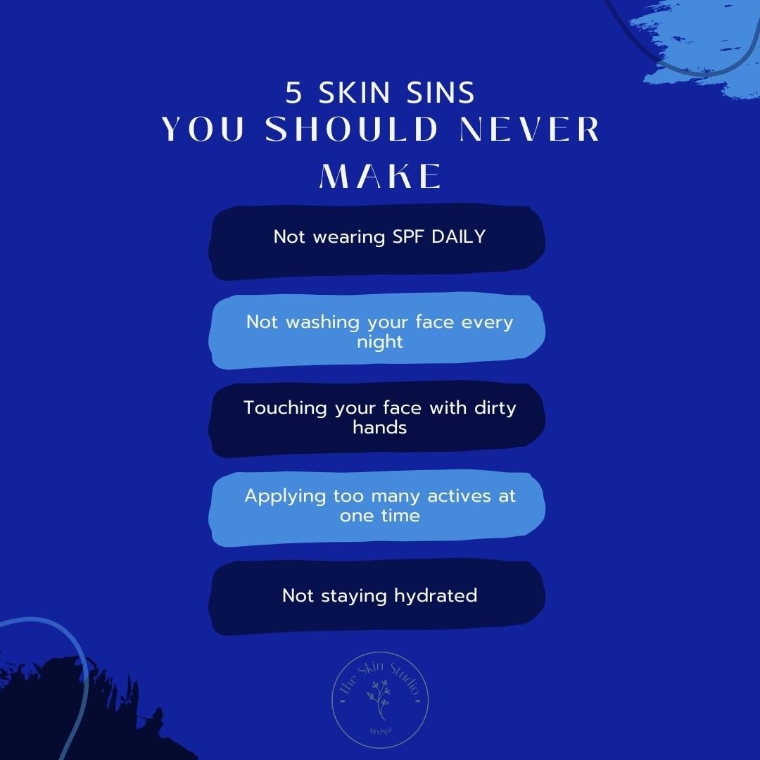 Just a few tips to keep your skin looking it's best!